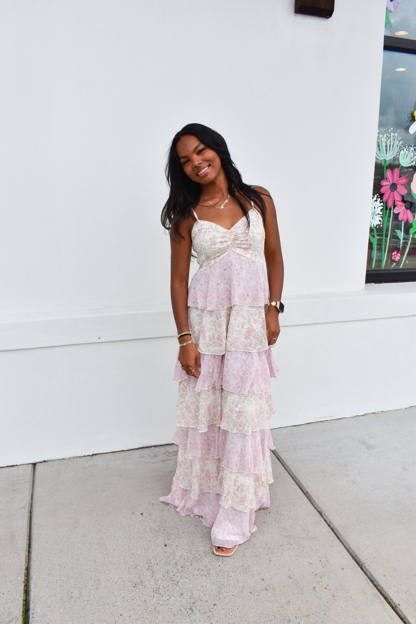 Amelia Romantic Tiered Maxi Dress