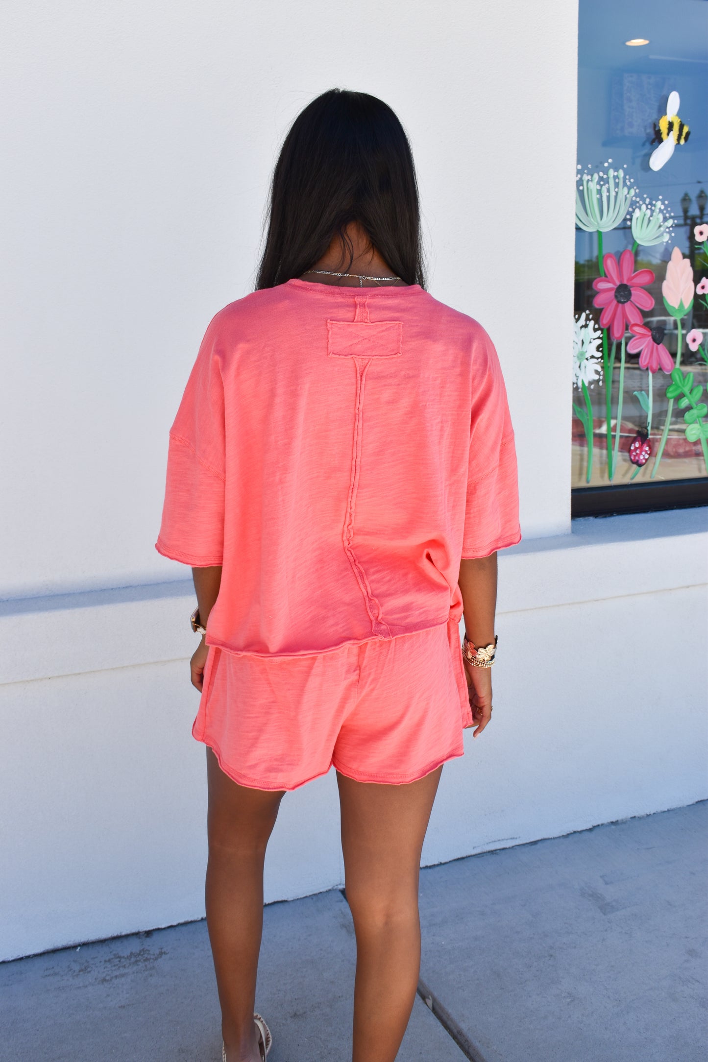 Cotton Stitch Cut Edge Top