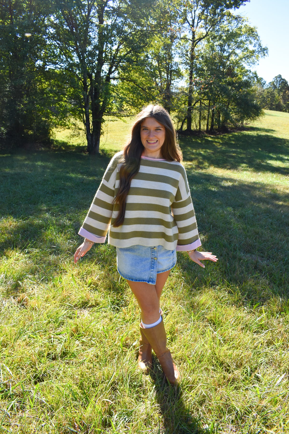 The Olive & Blush Reversible Sweater