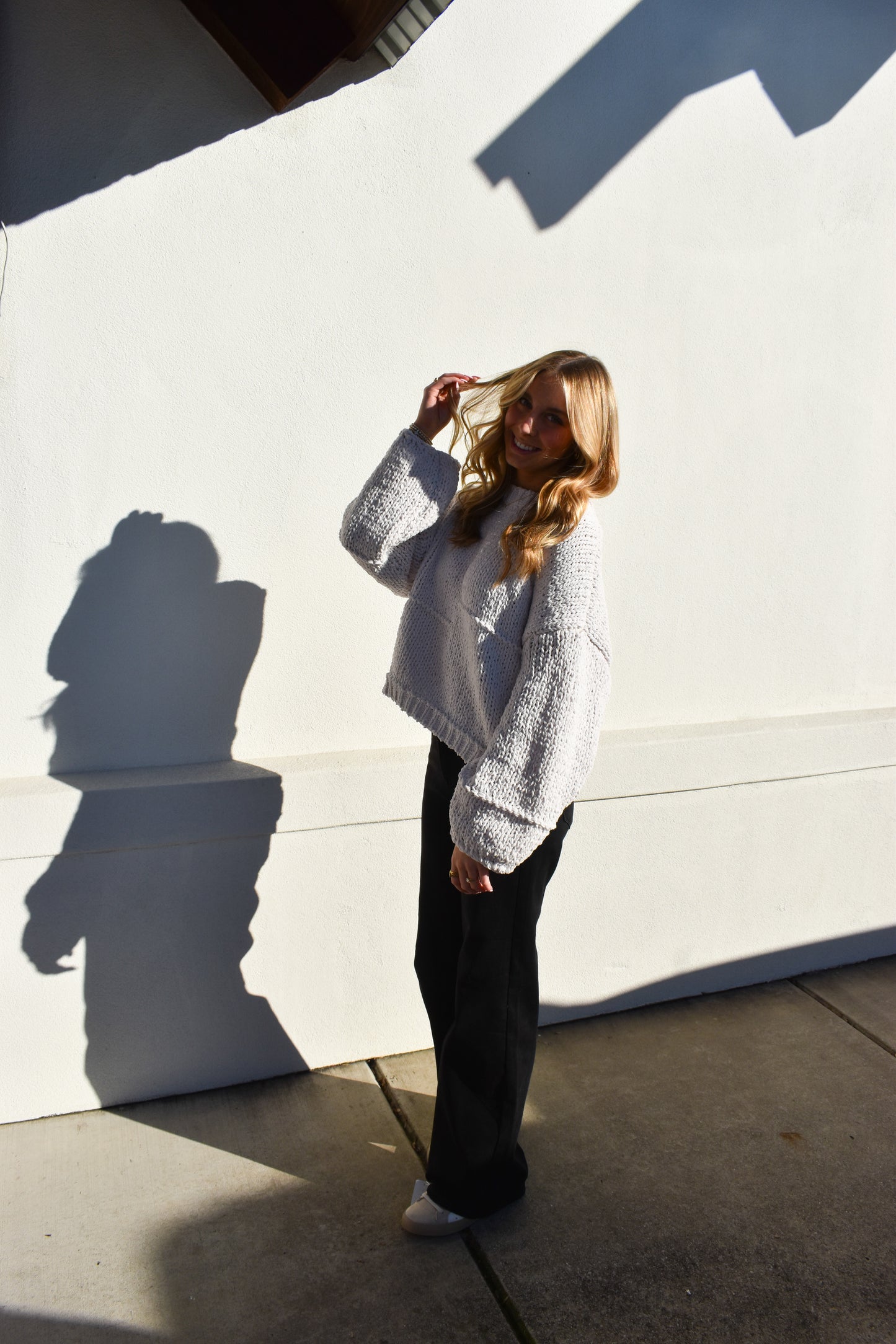 Oversized Cable Knit Sweater