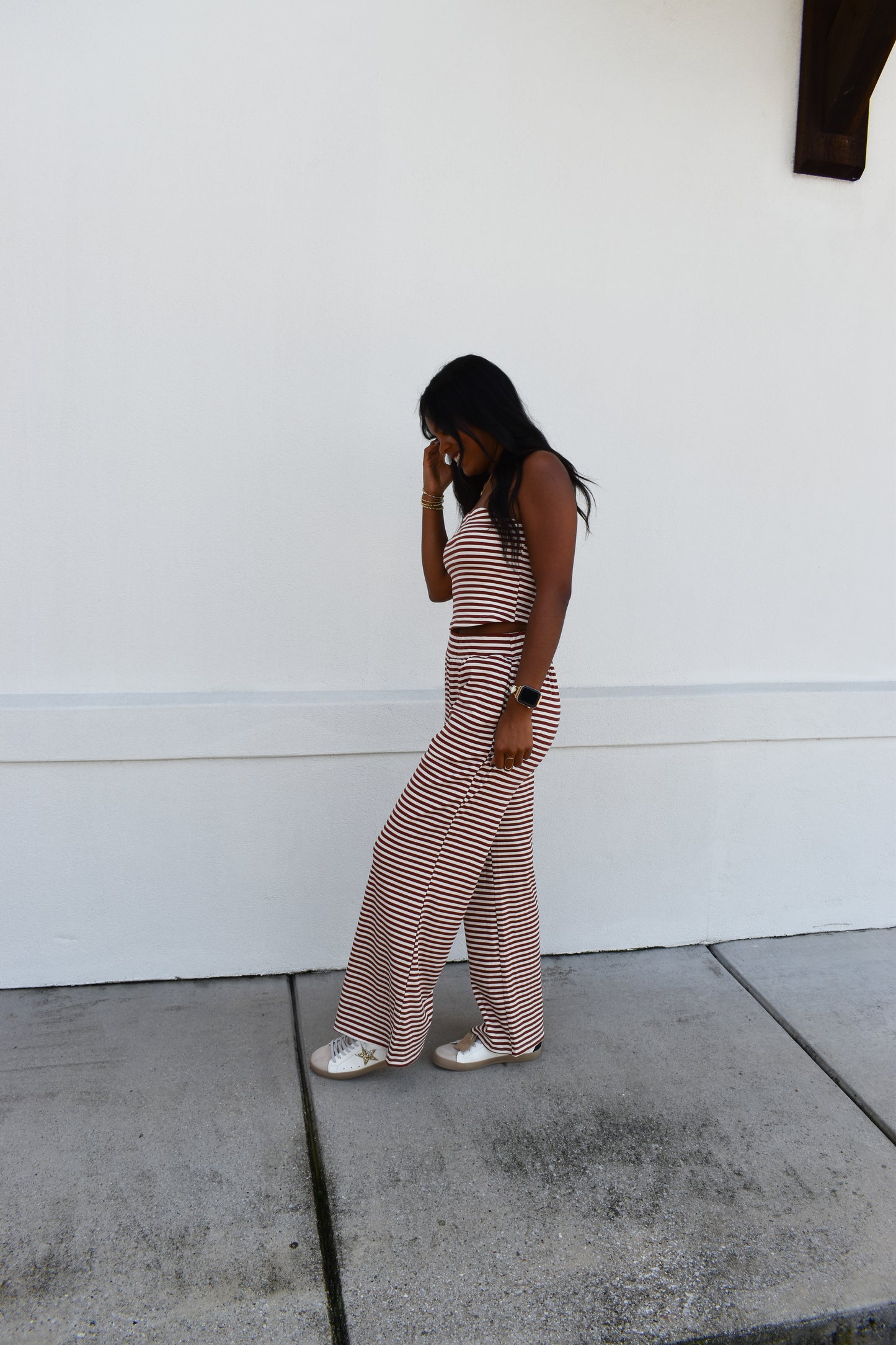 Striped Tube Top Set