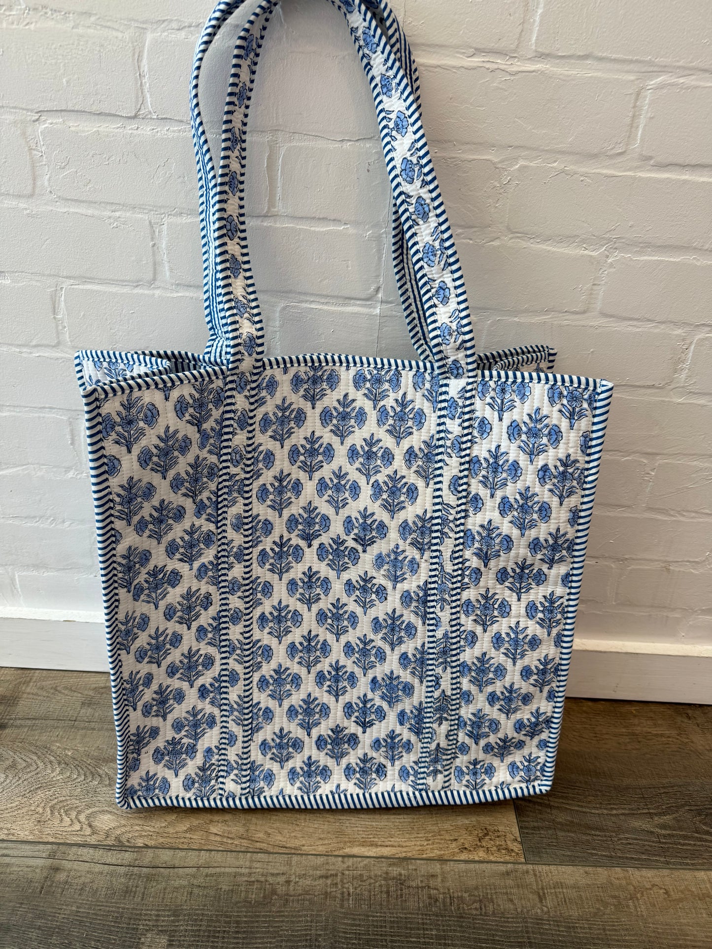 Large Quilted Tote Bag