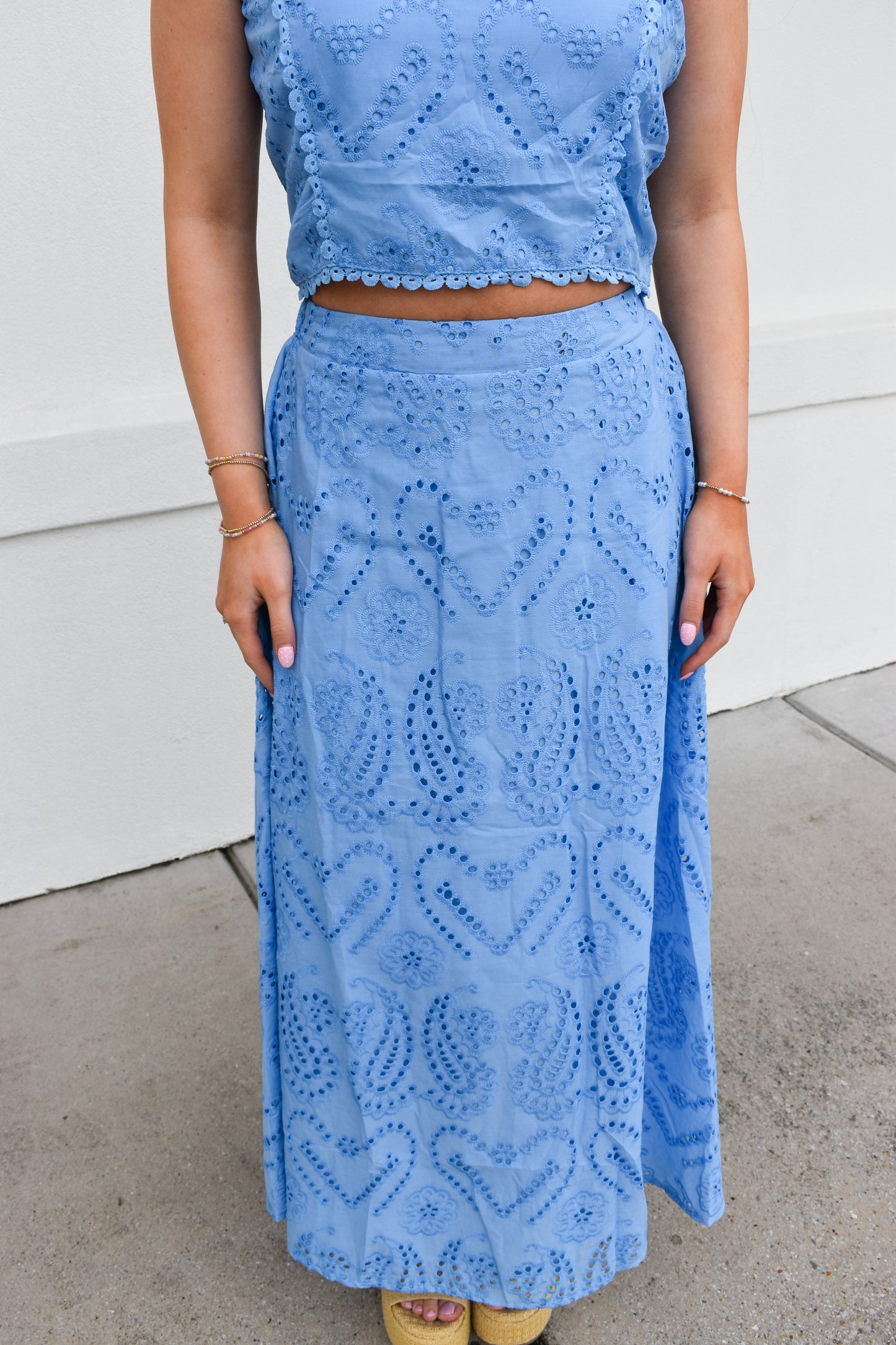 Blue Skies Eyelet Set