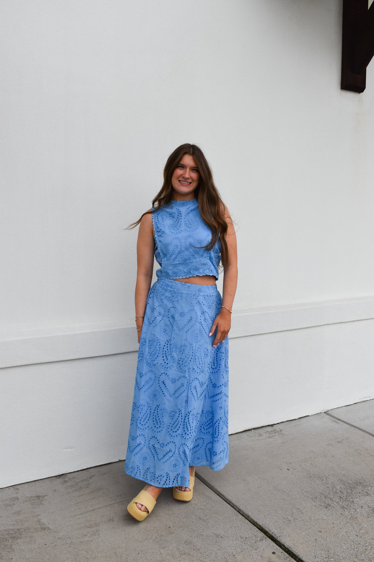 Blue Skies Eyelet Set