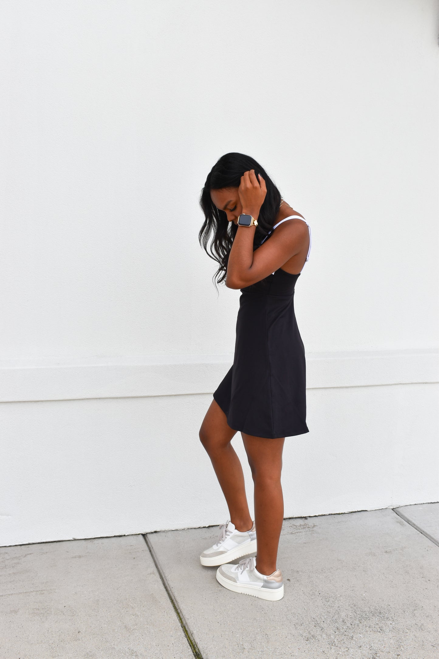 Sculpted Cutout Exercise Dress
