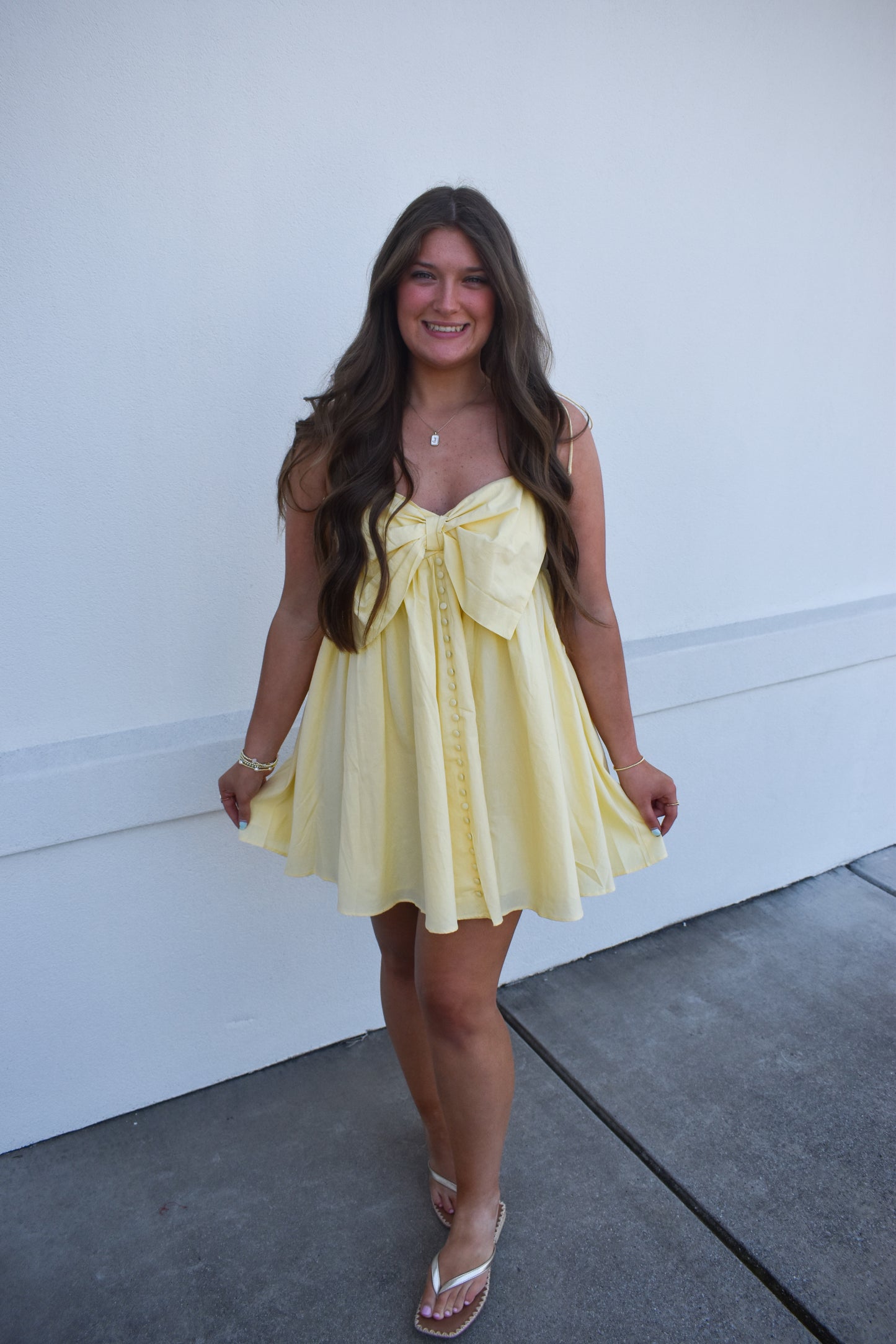 Bow Baby Doll Dress