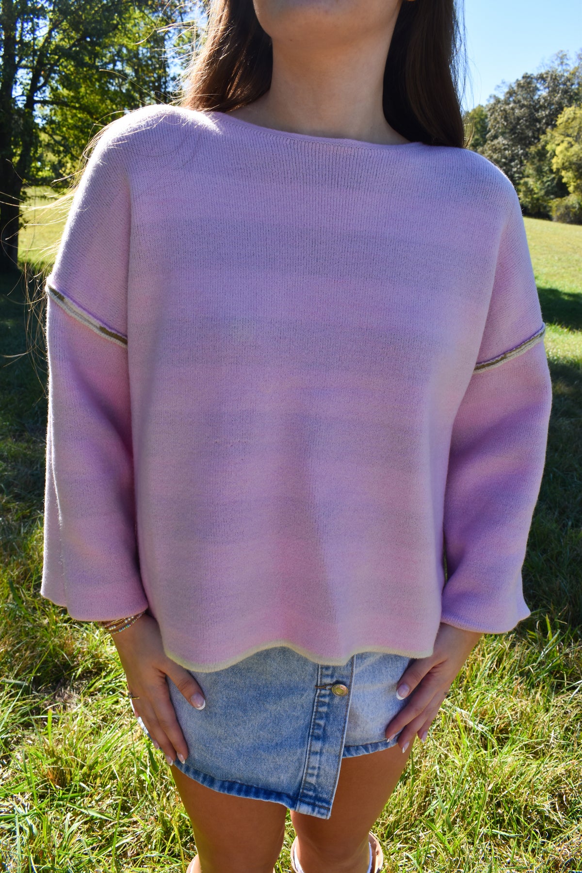 The Olive & Blush Reversible Sweater