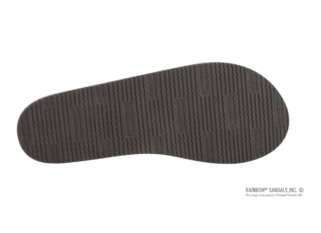"Rainbow" The Madison Sierra Brown Flip Flops
