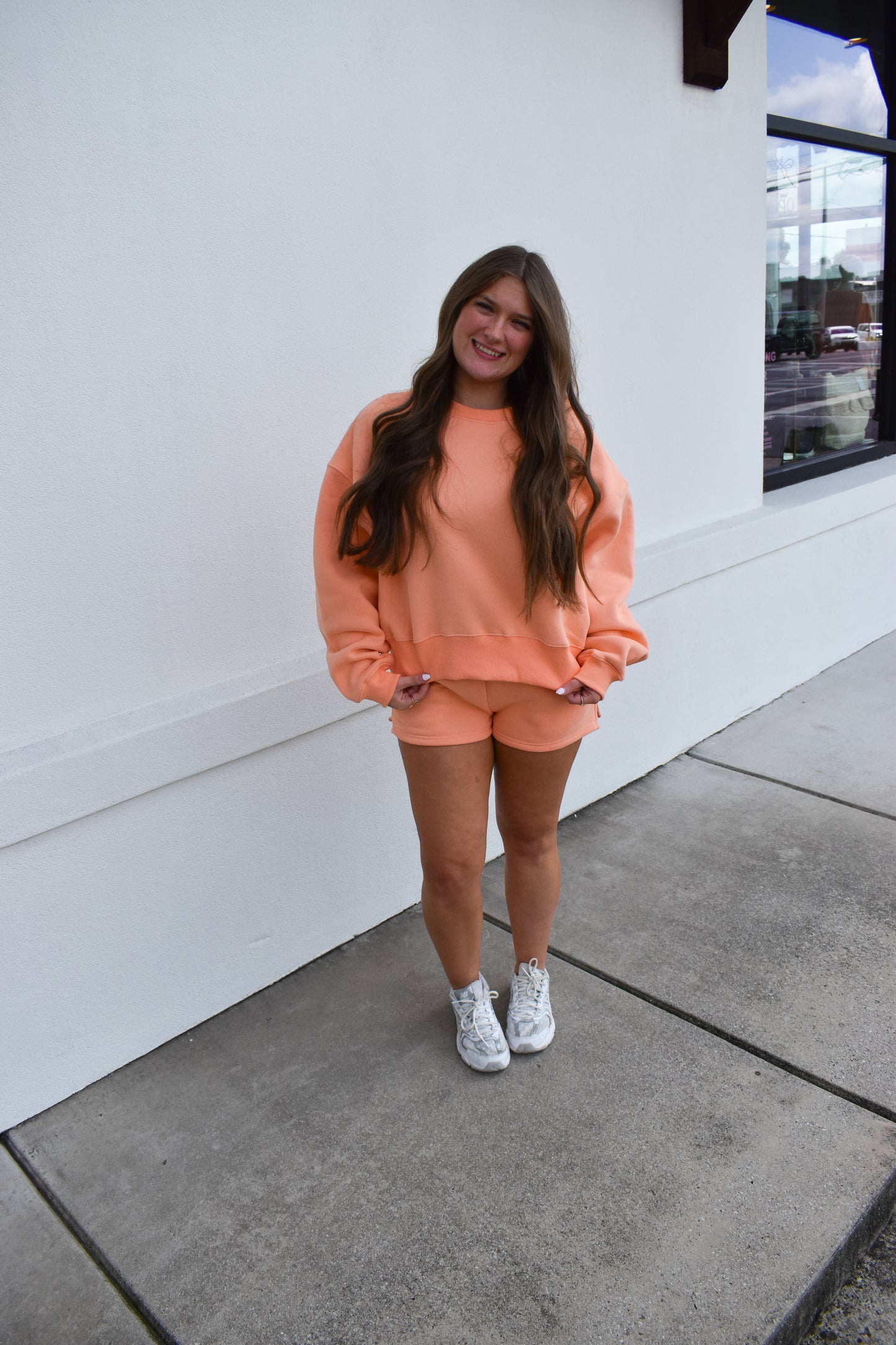 Simply Sweatshirt: Peach