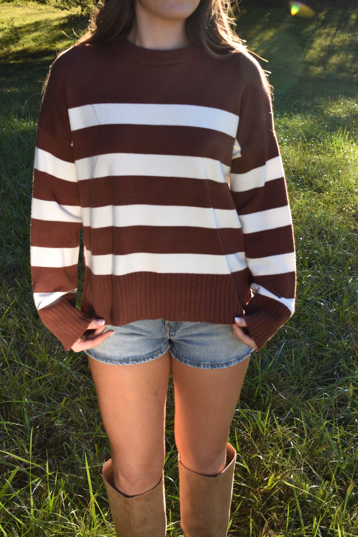 Chocolate Stripe Sweater