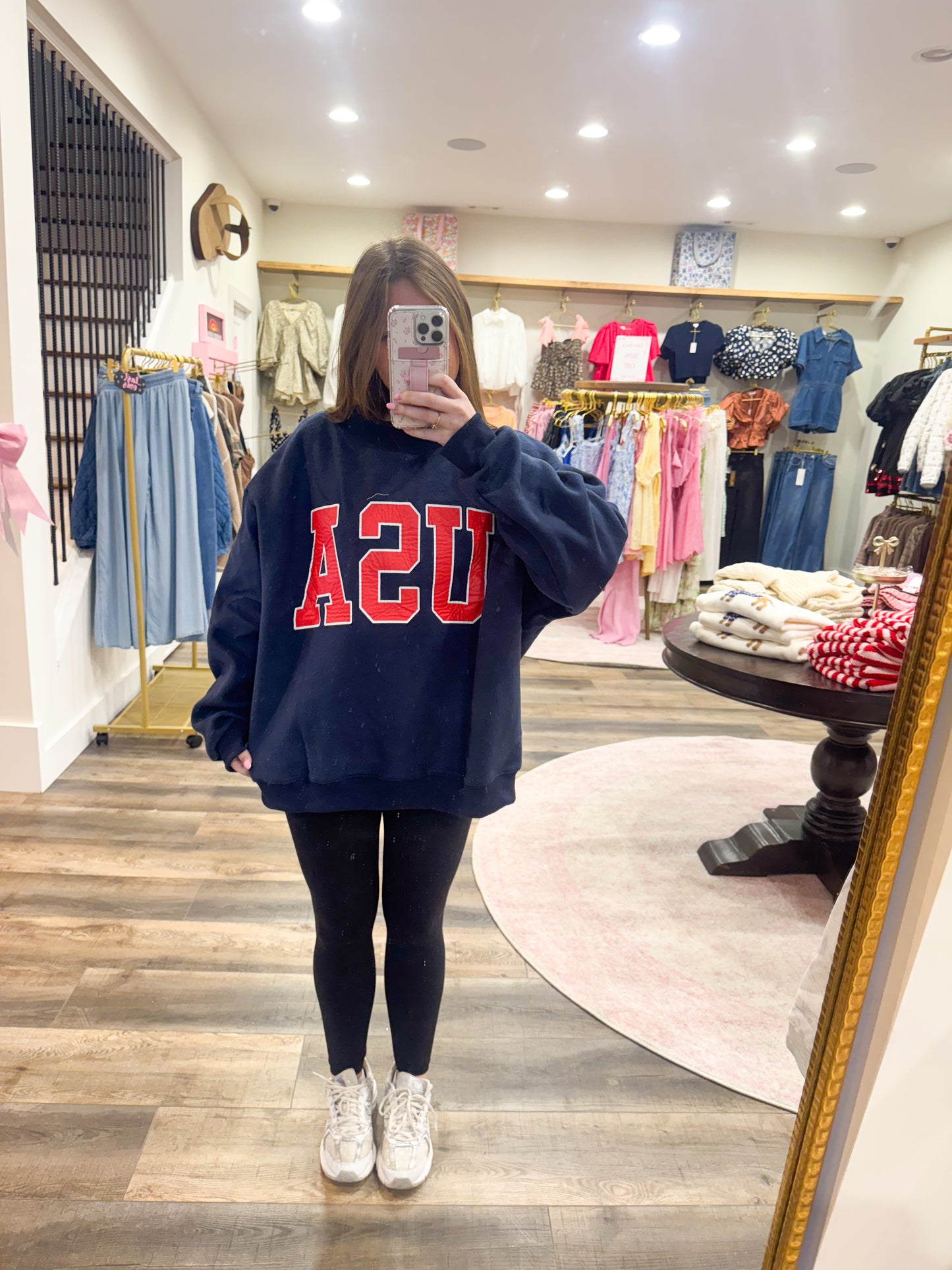 USA/Flag Reversible Mockneck
