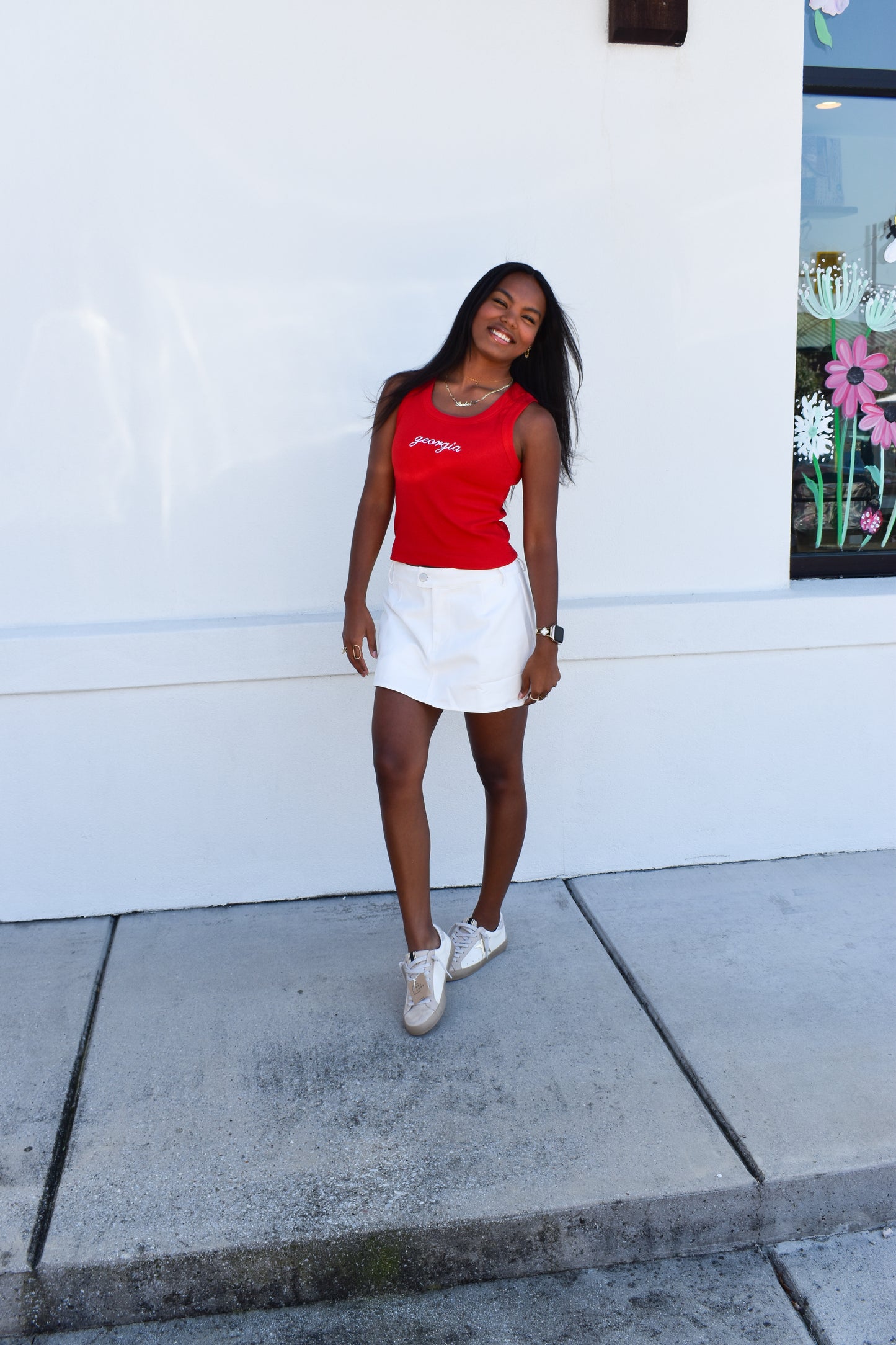 Georgia Embroidered Tank