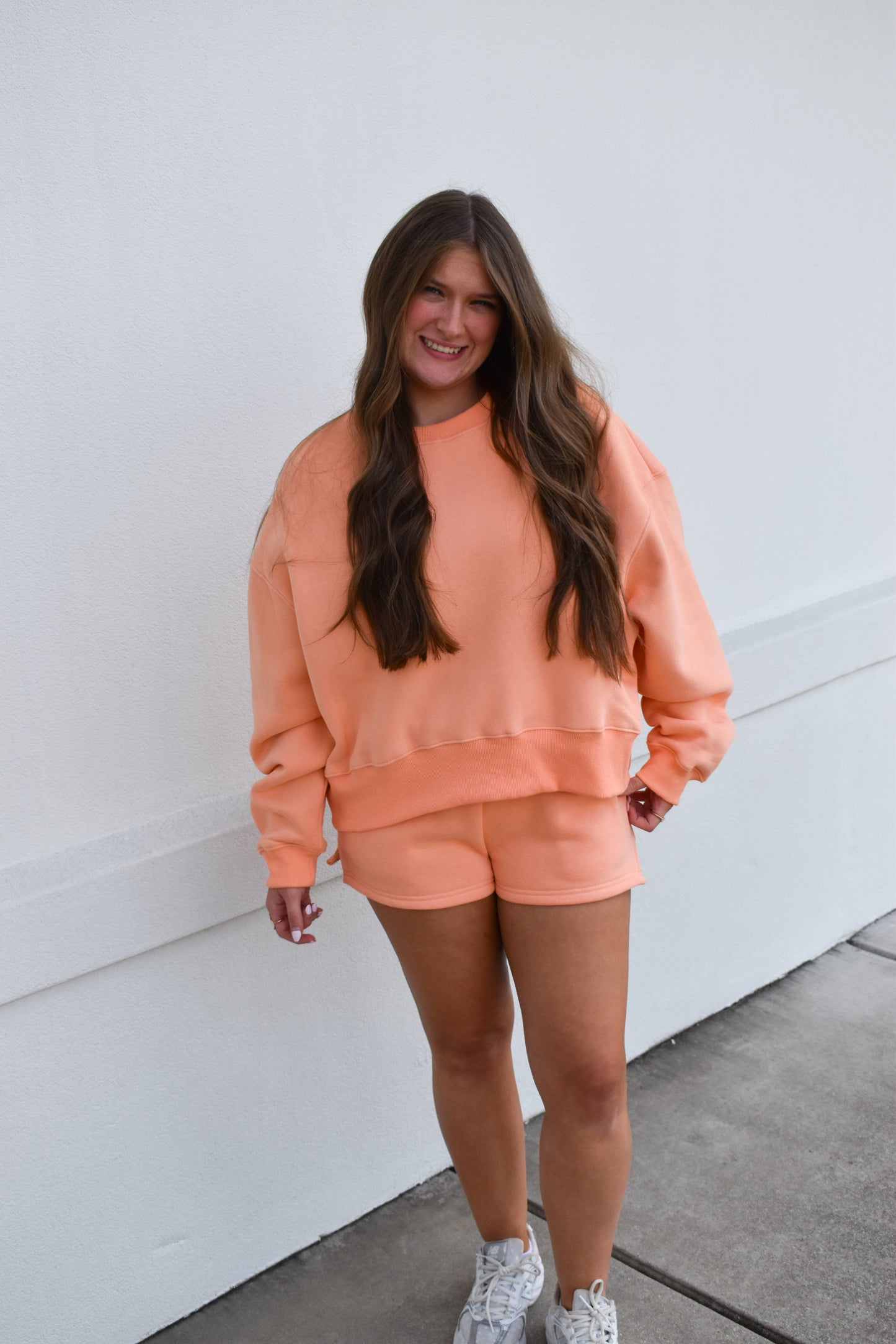 Simply Sweatshirt: Peach