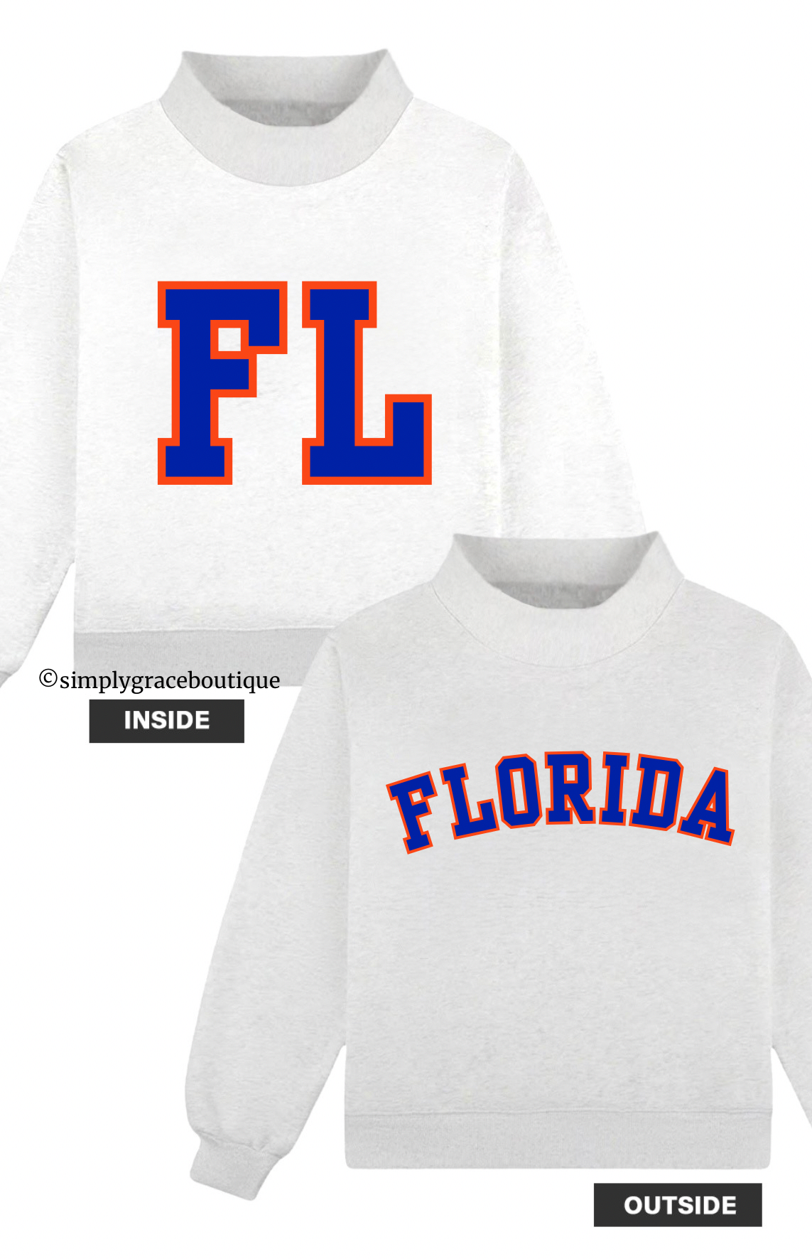 *Preorder* FLORIDA Reversible Mockneck