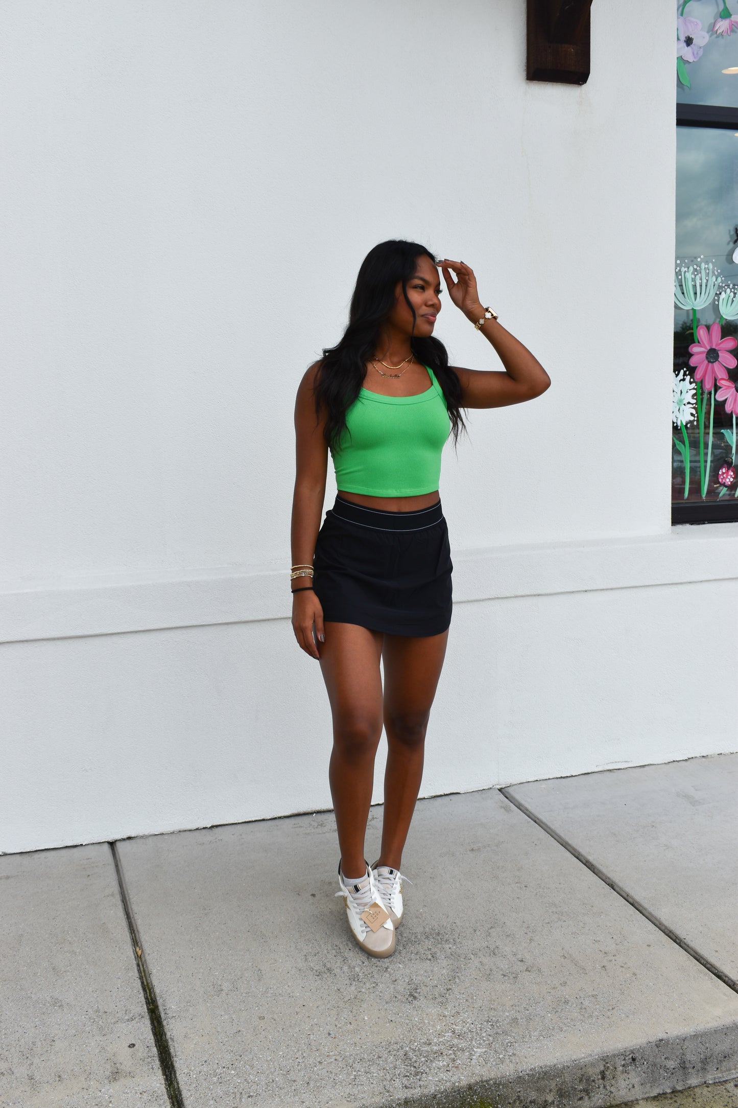 GlideFit Seamless Cami: Green