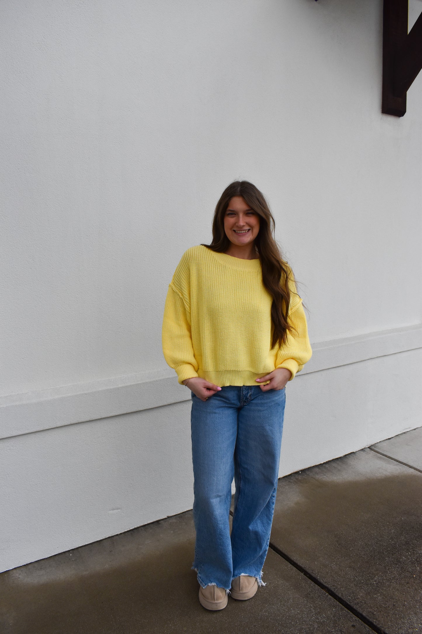 Sally Yellow Sweater