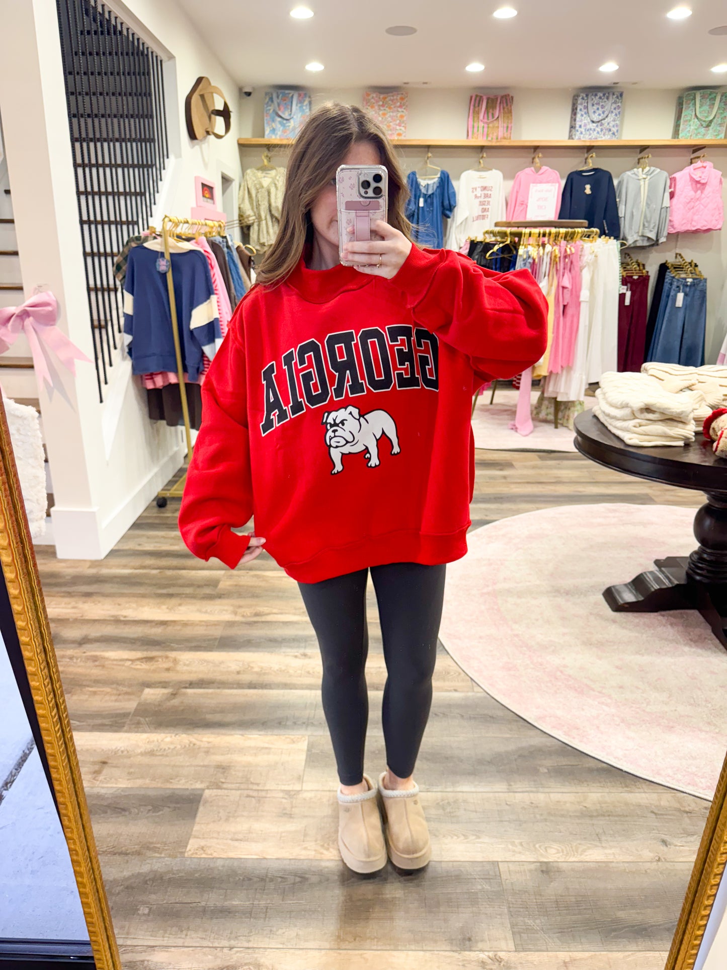 GEORGIA Reversible Mascot Mockneck