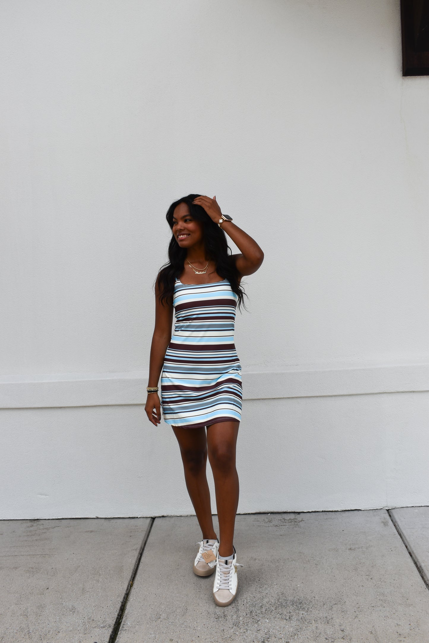 Rowan Athletic Stripe Dress