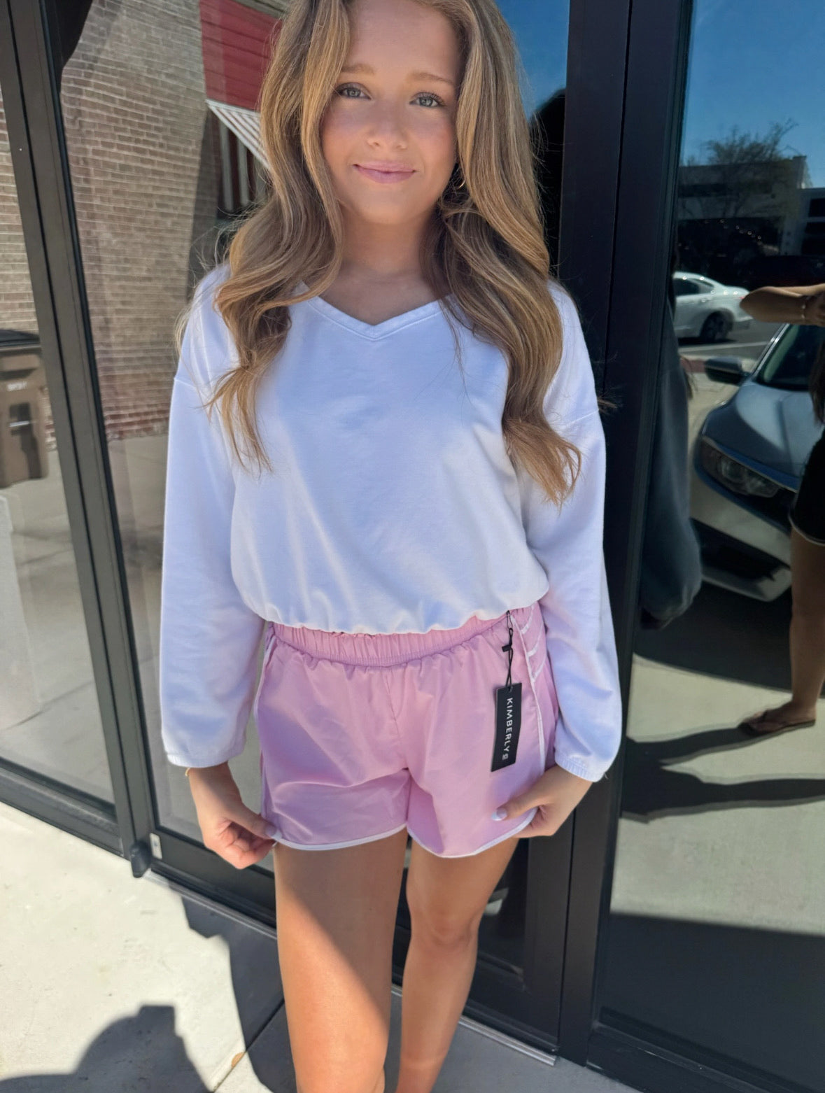 On Point Shorts: Pink