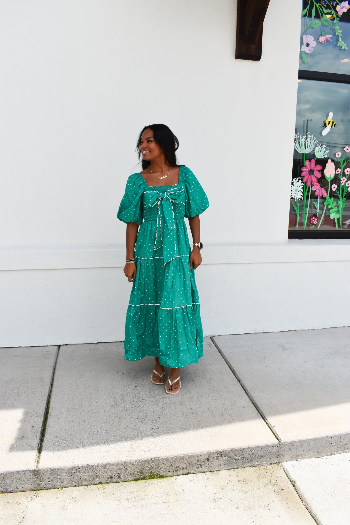 Emerald Ella Maxi Dress