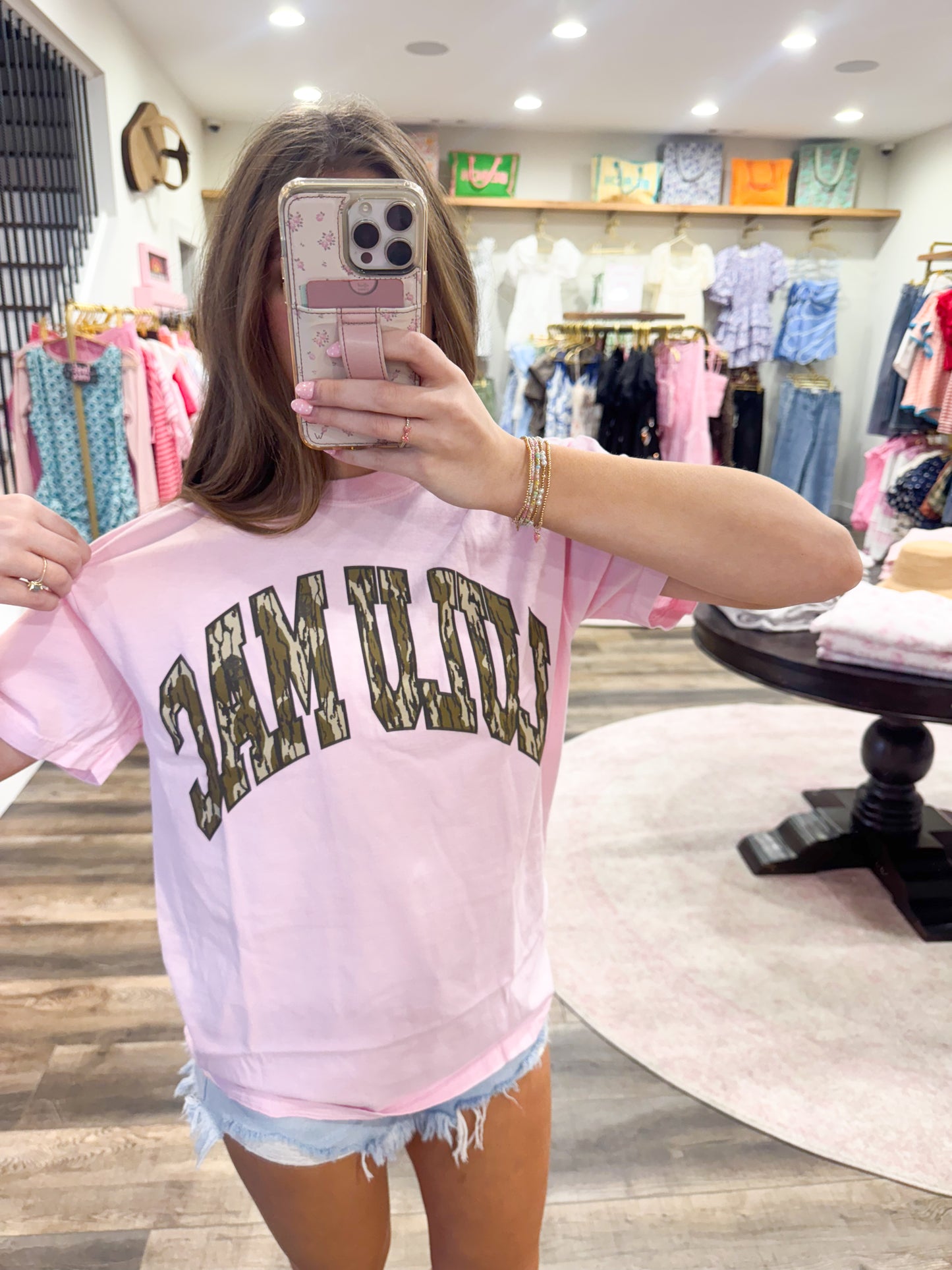 Lulu Mac Mossy Oak Bottomland Adult Blossom Comfort Colors Mossy Oak Tee