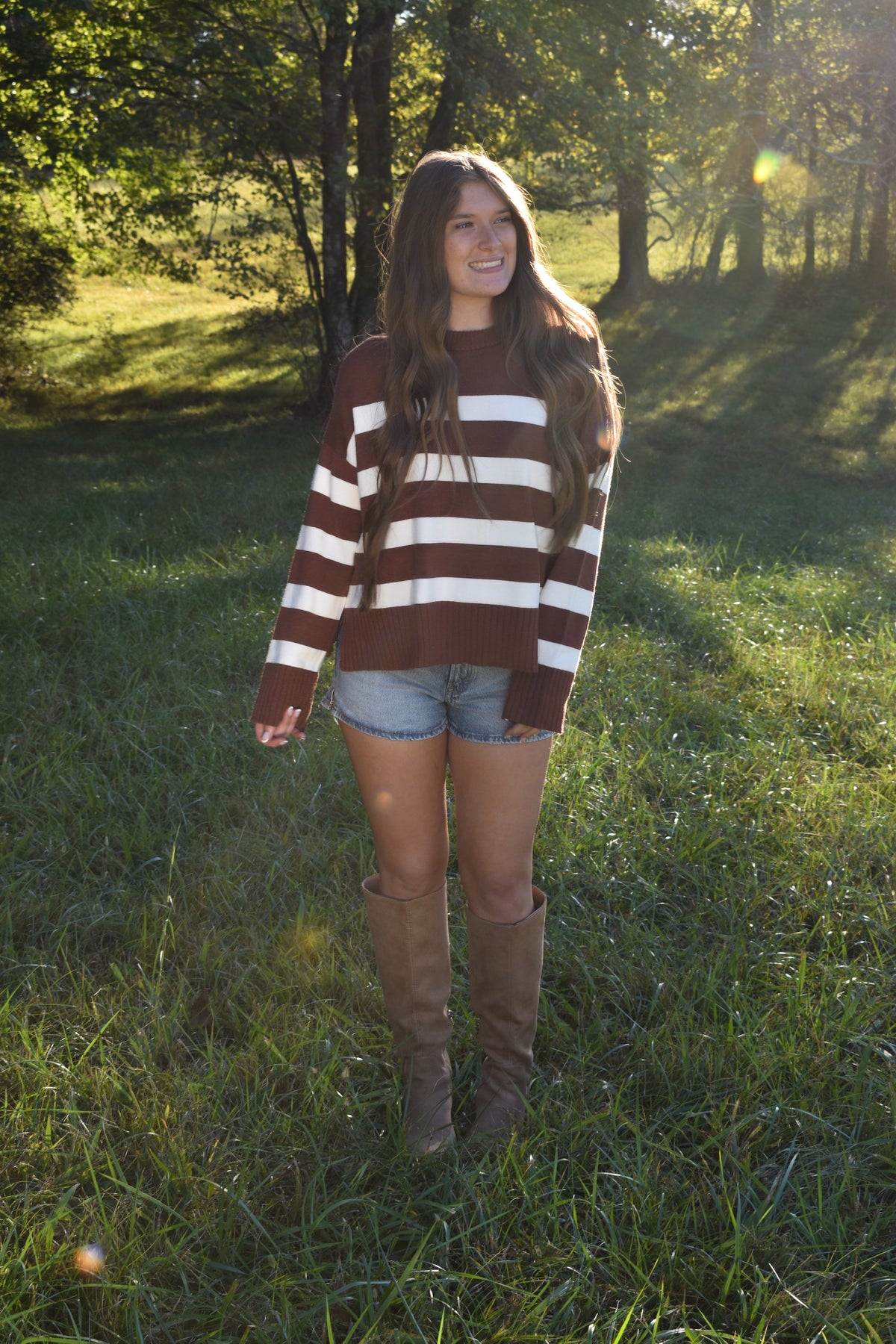 Chocolate Stripe Sweater