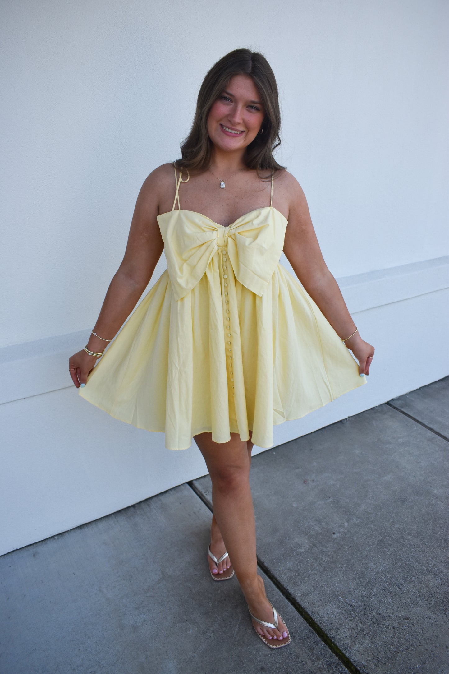Bow Baby Doll Dress