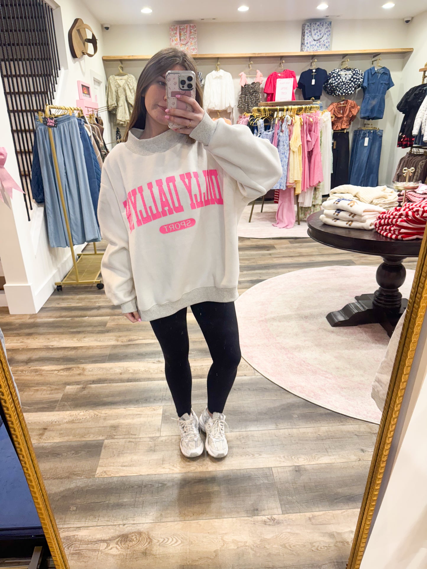 Dilly Dally Sport Reversible Mockneck