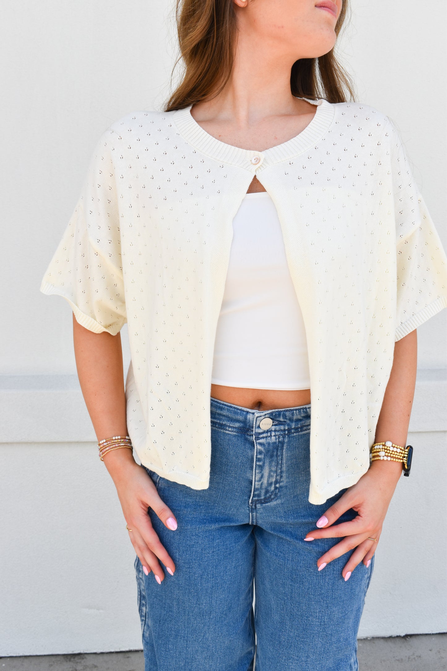 Honey Cream Cardigan