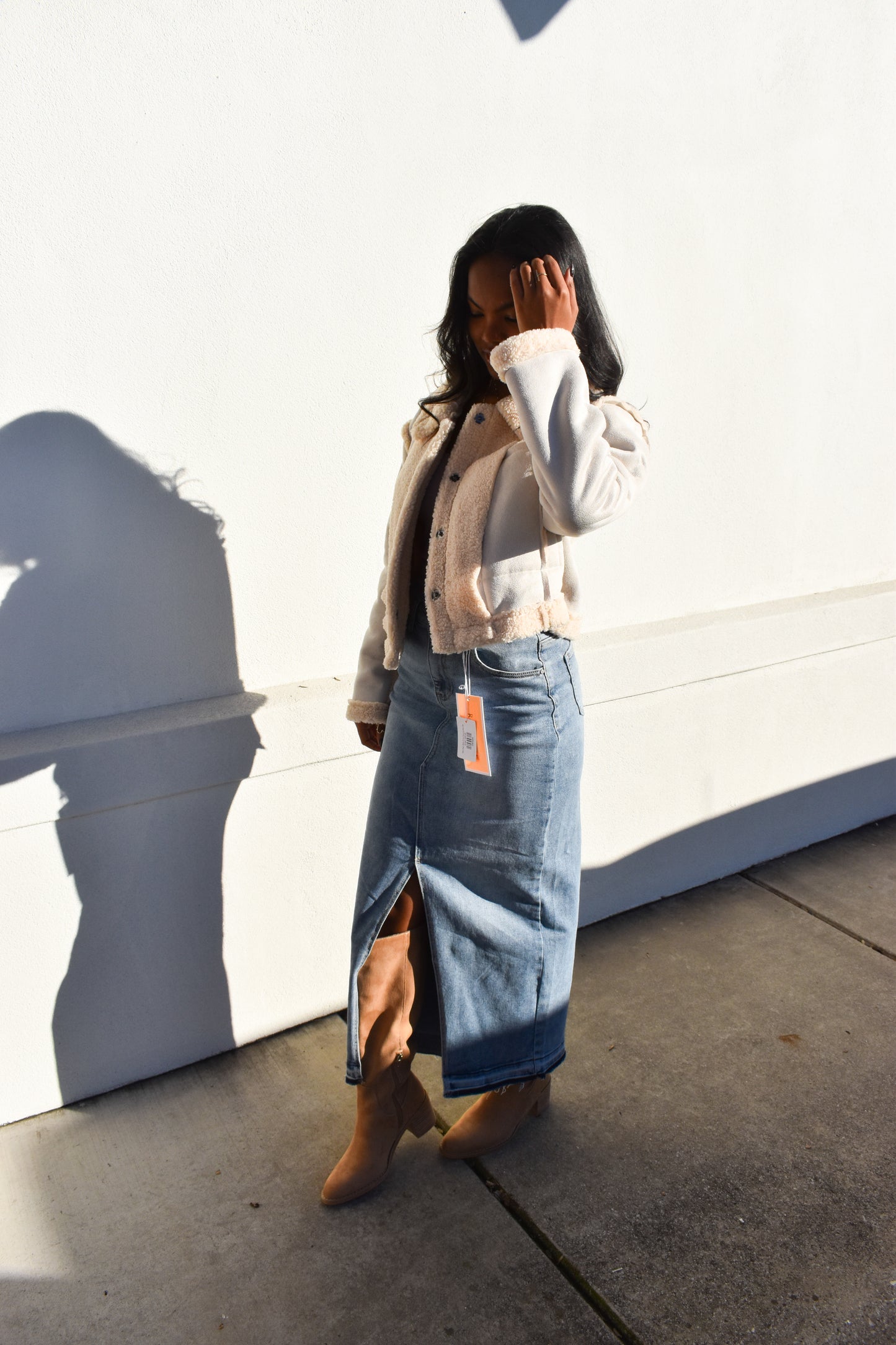 Classic Wool Jacket: Cream