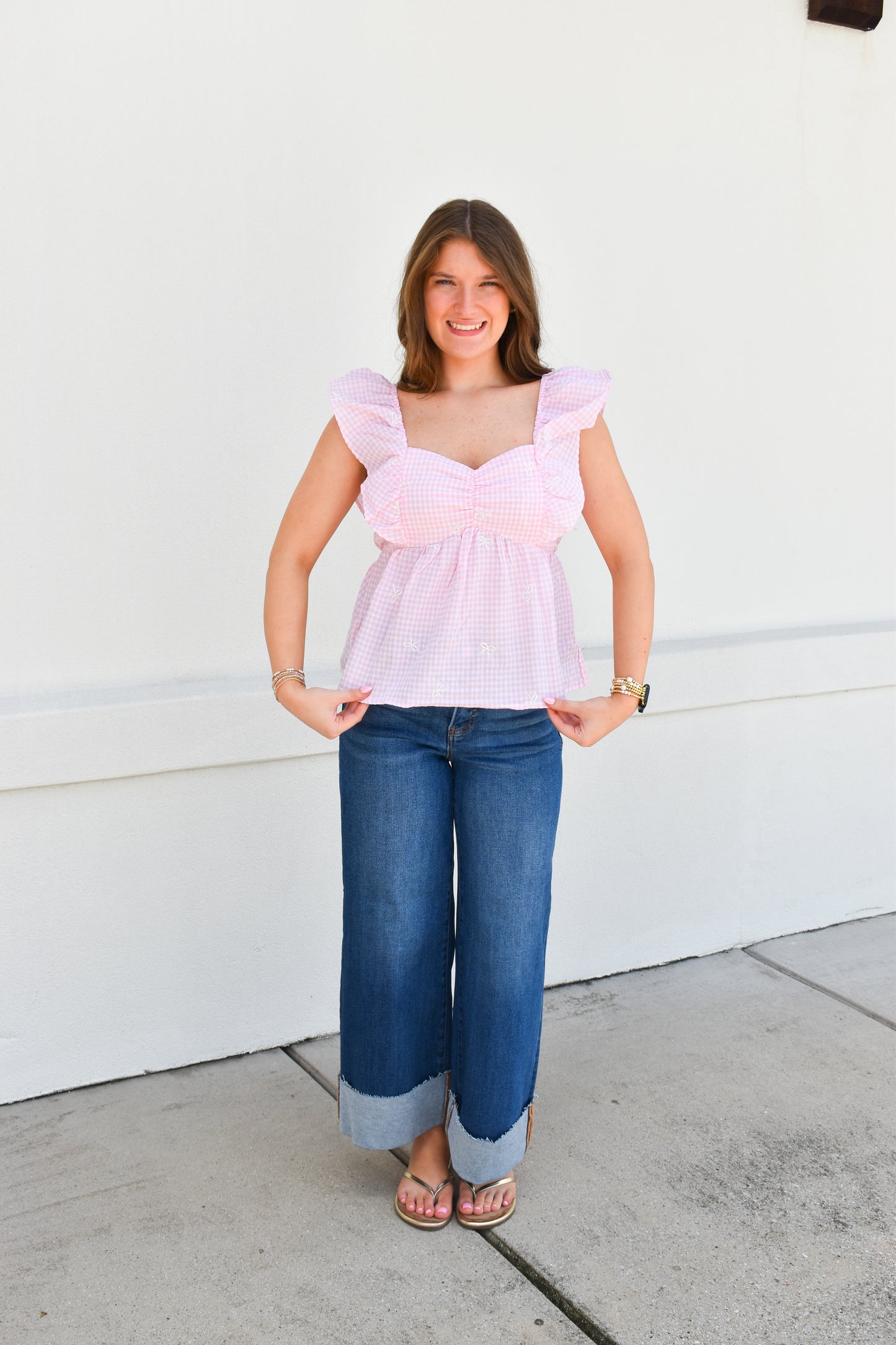 Blushing Bows Top