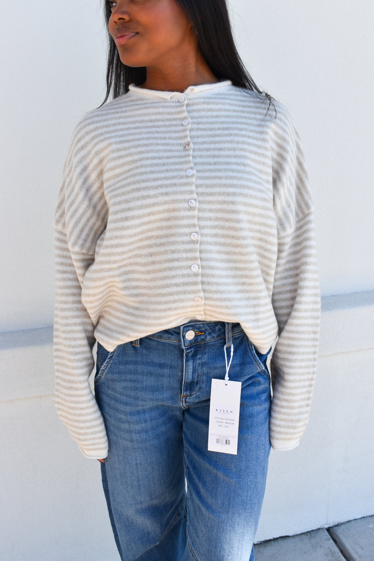 Piper Stripe Cardigan