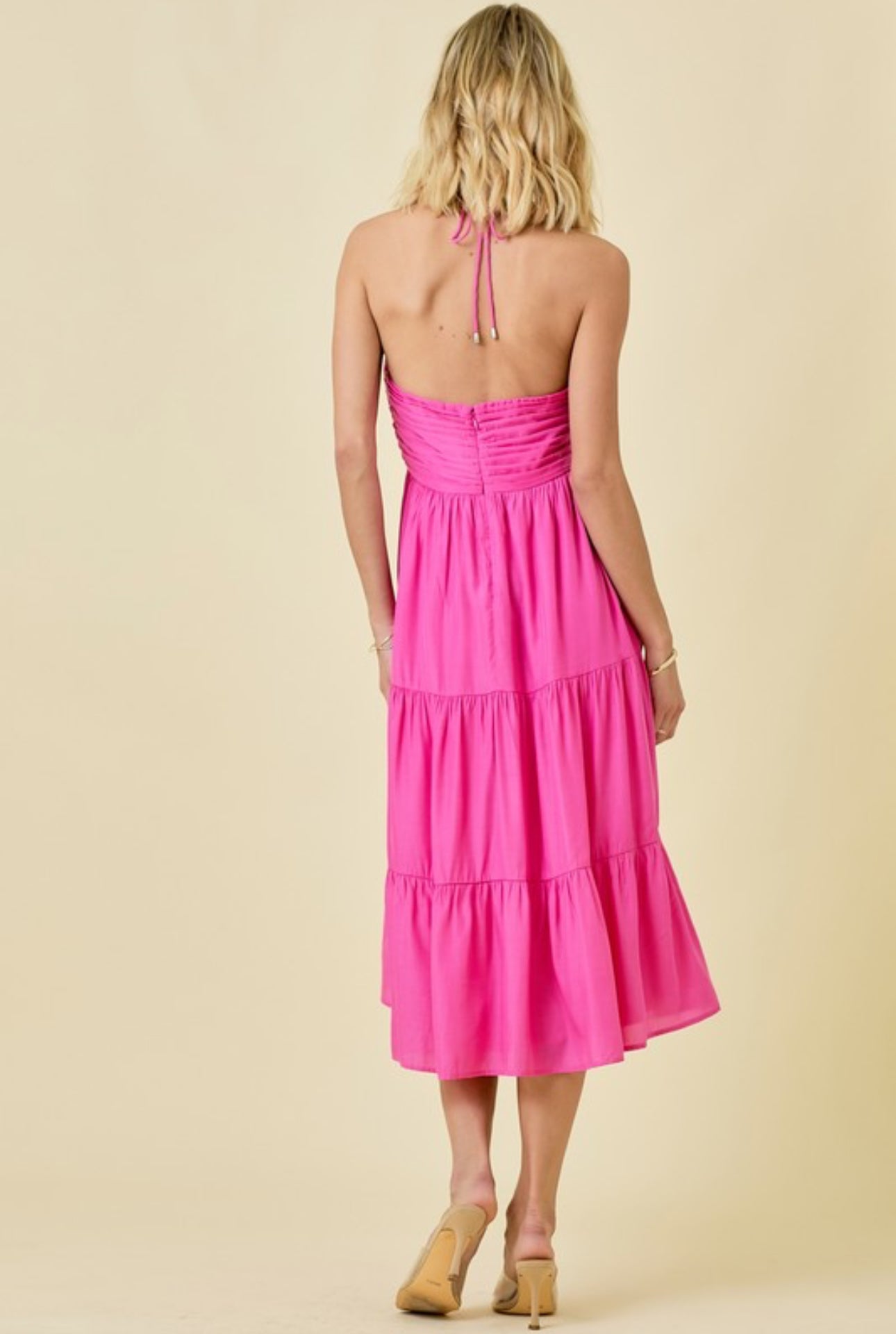 Holly Halter Midi Dress