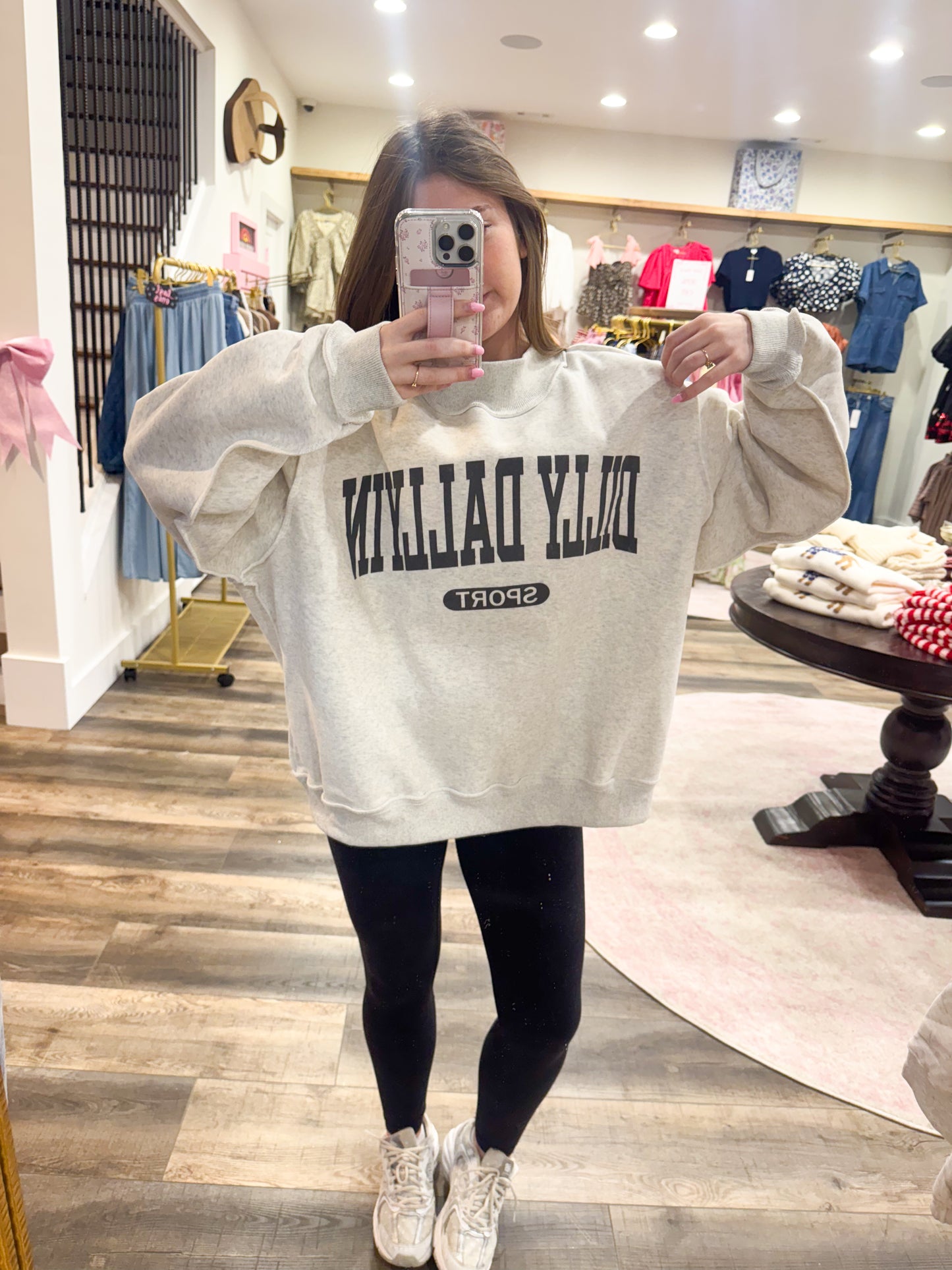 Dilly Dally Sport Reversible Mockneck