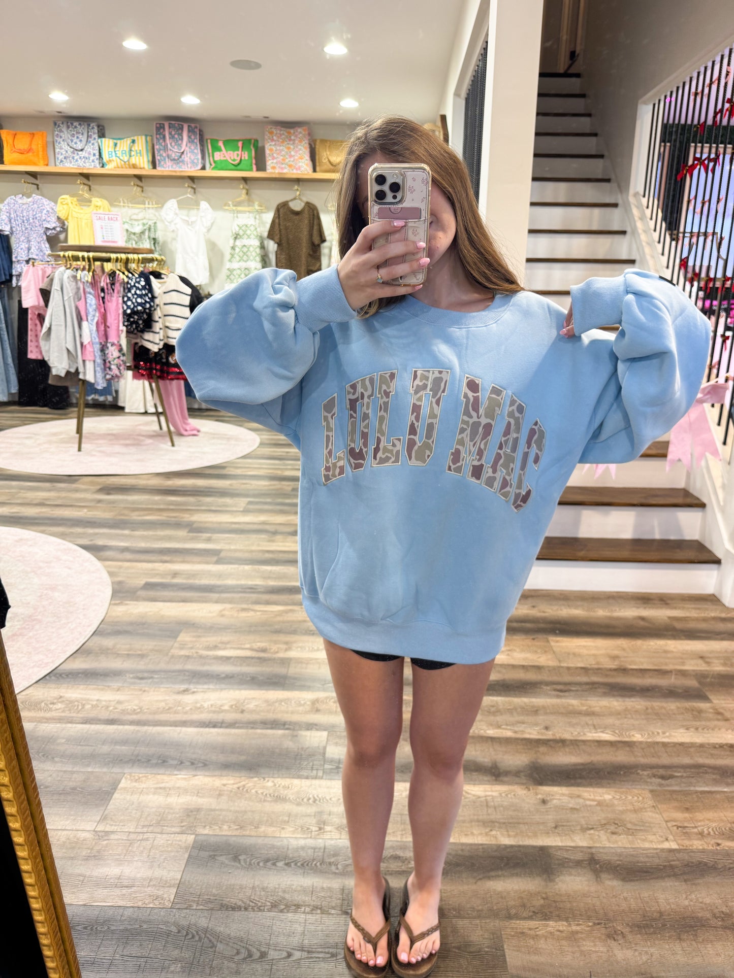 Lulu Mac Camo: Light Blue