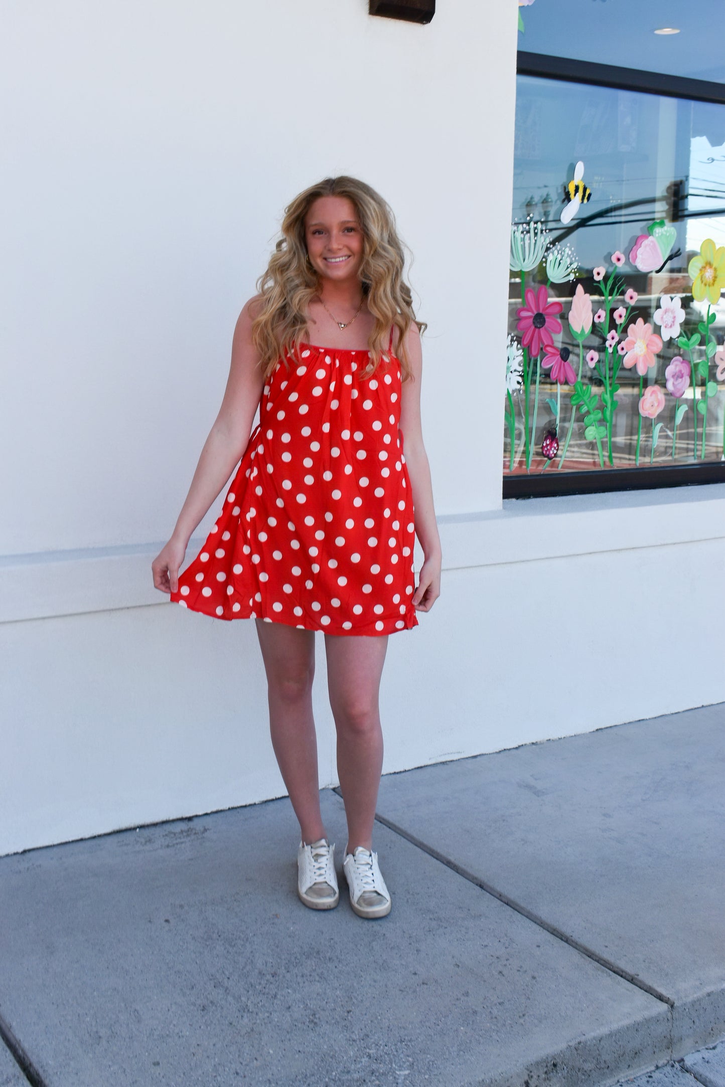 Dot Cami Mini Dress