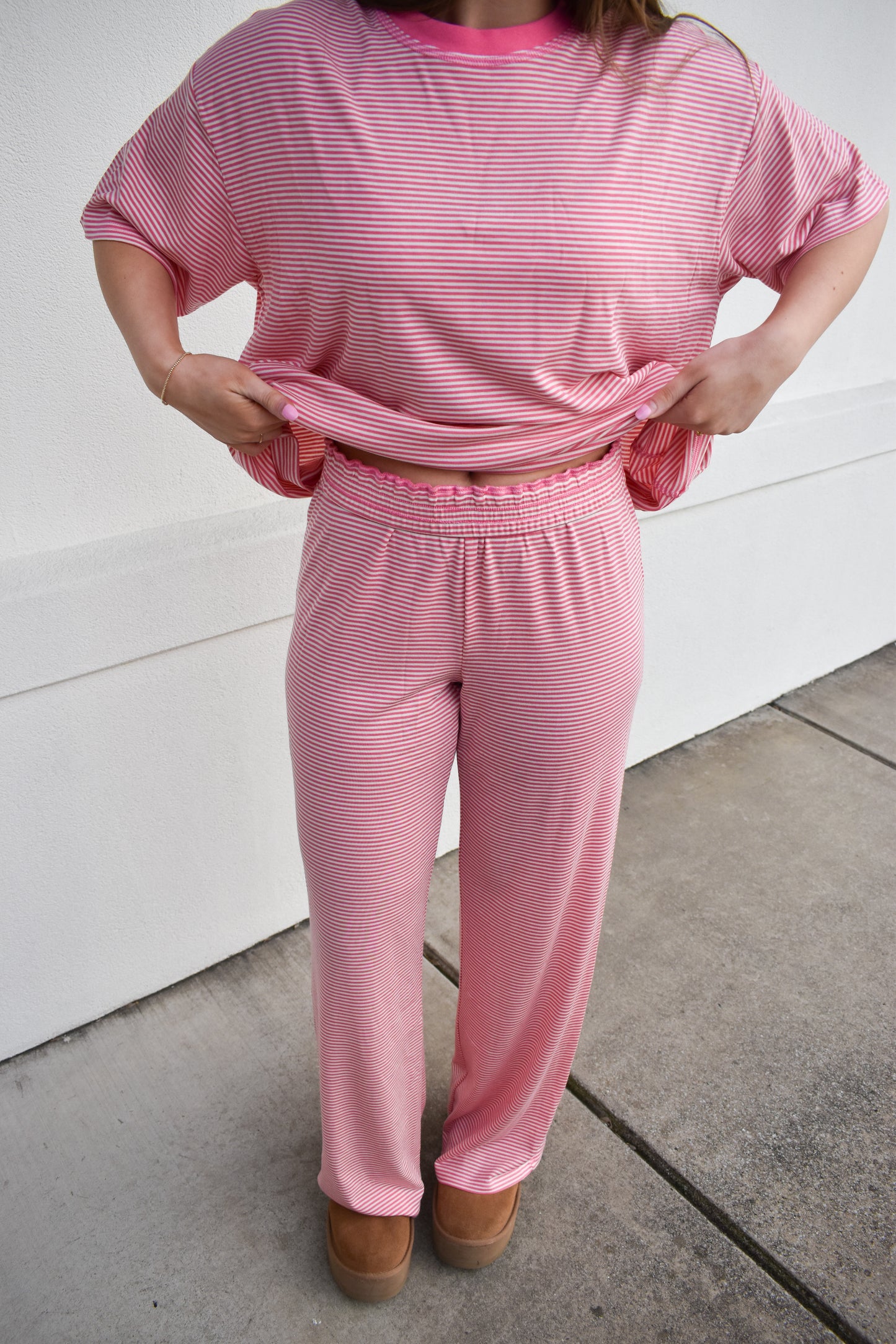 Bubblegum Stripe Pants