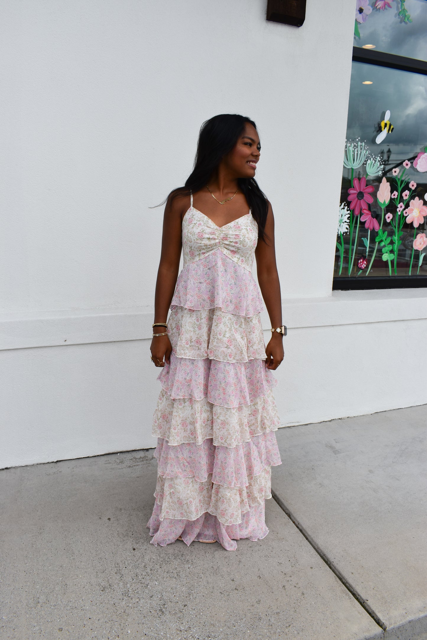 Amelia Romantic Tiered Maxi Dress
