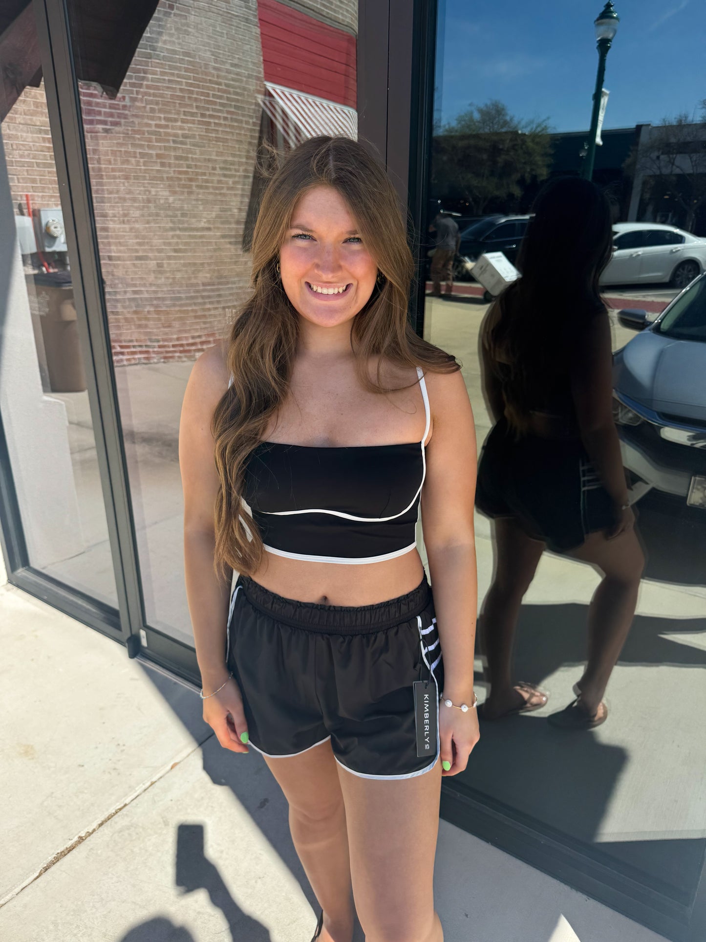 Sculpting Bra Tank: Black