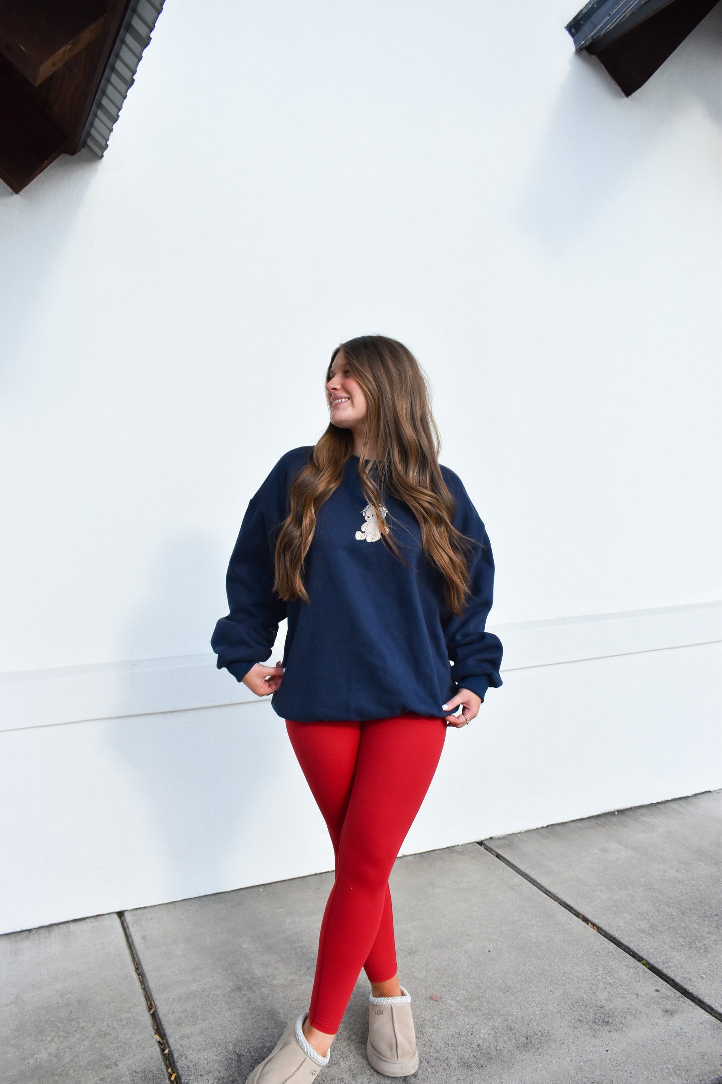 Happy Camp3r DND Navy Crewneck