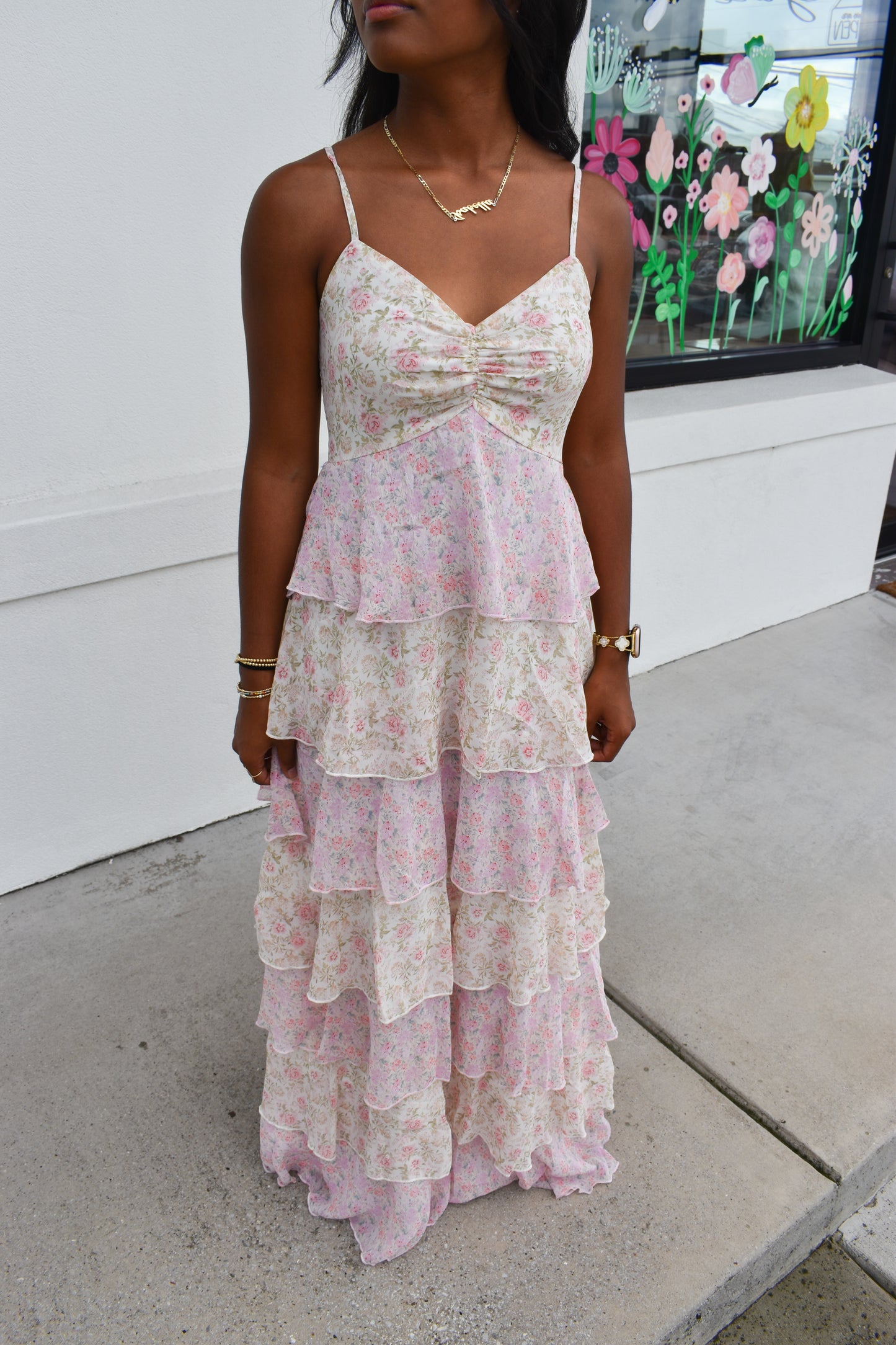 Amelia Romantic Tiered Maxi Dress