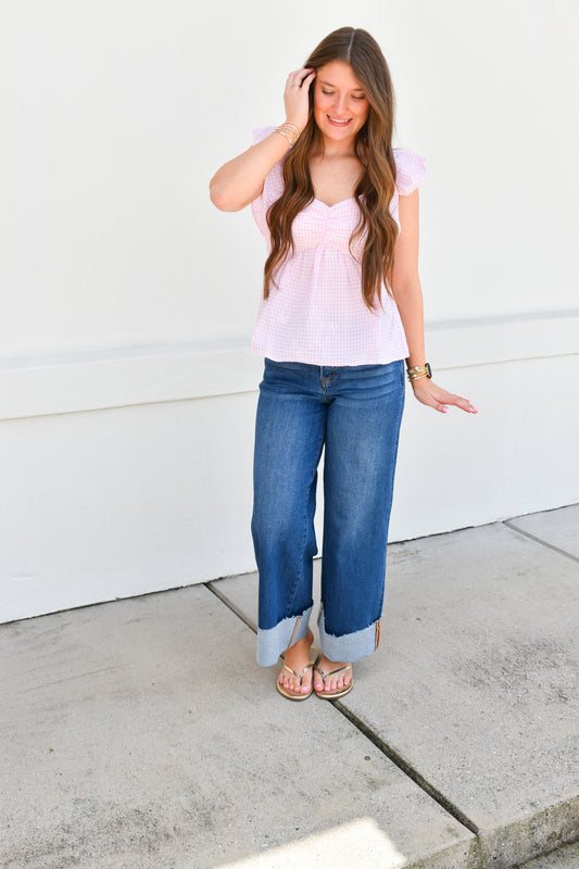 Blushing Bows Top