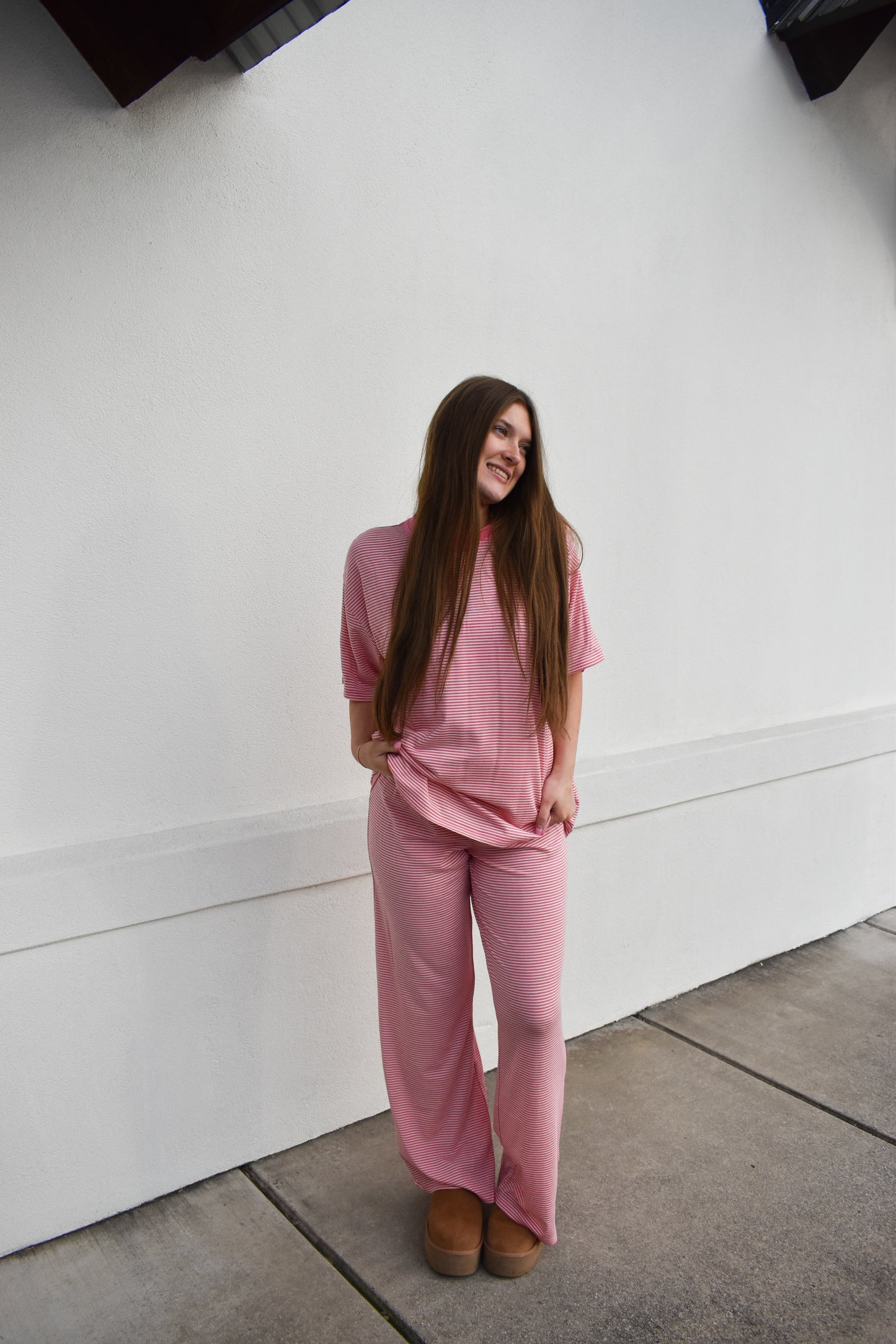 Bubblegum Stripe Pants