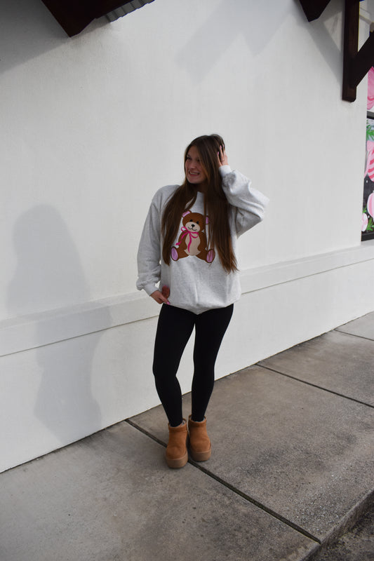 Lovey Teddy Bear Sweatshirt