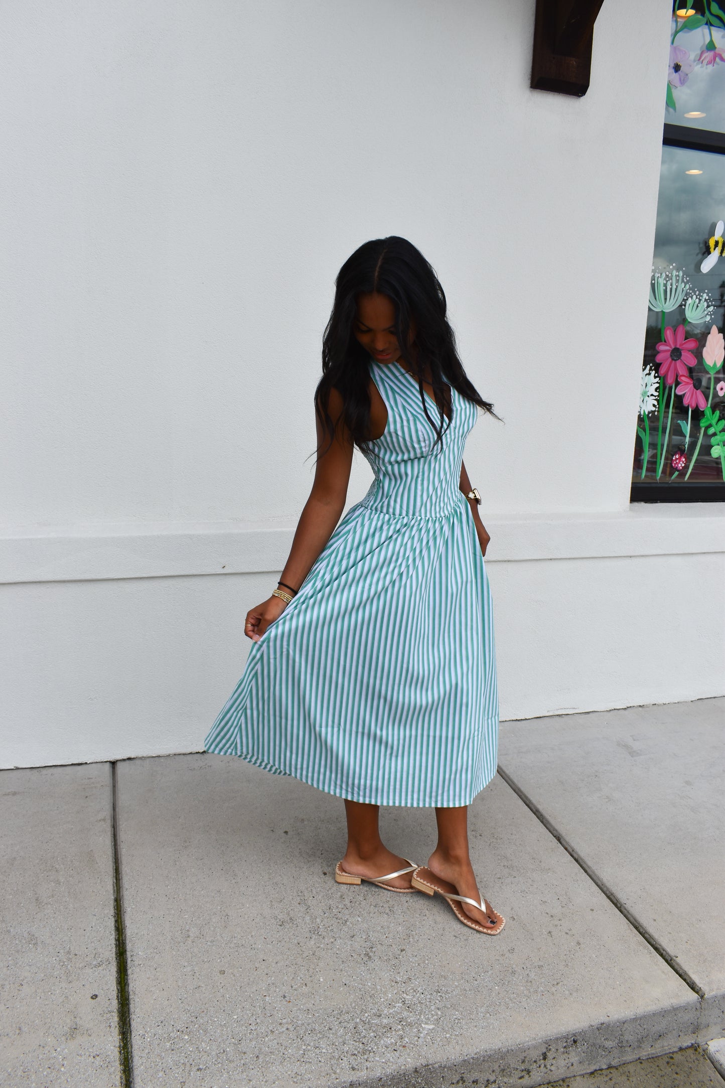 Sutton Halter Midi Dress