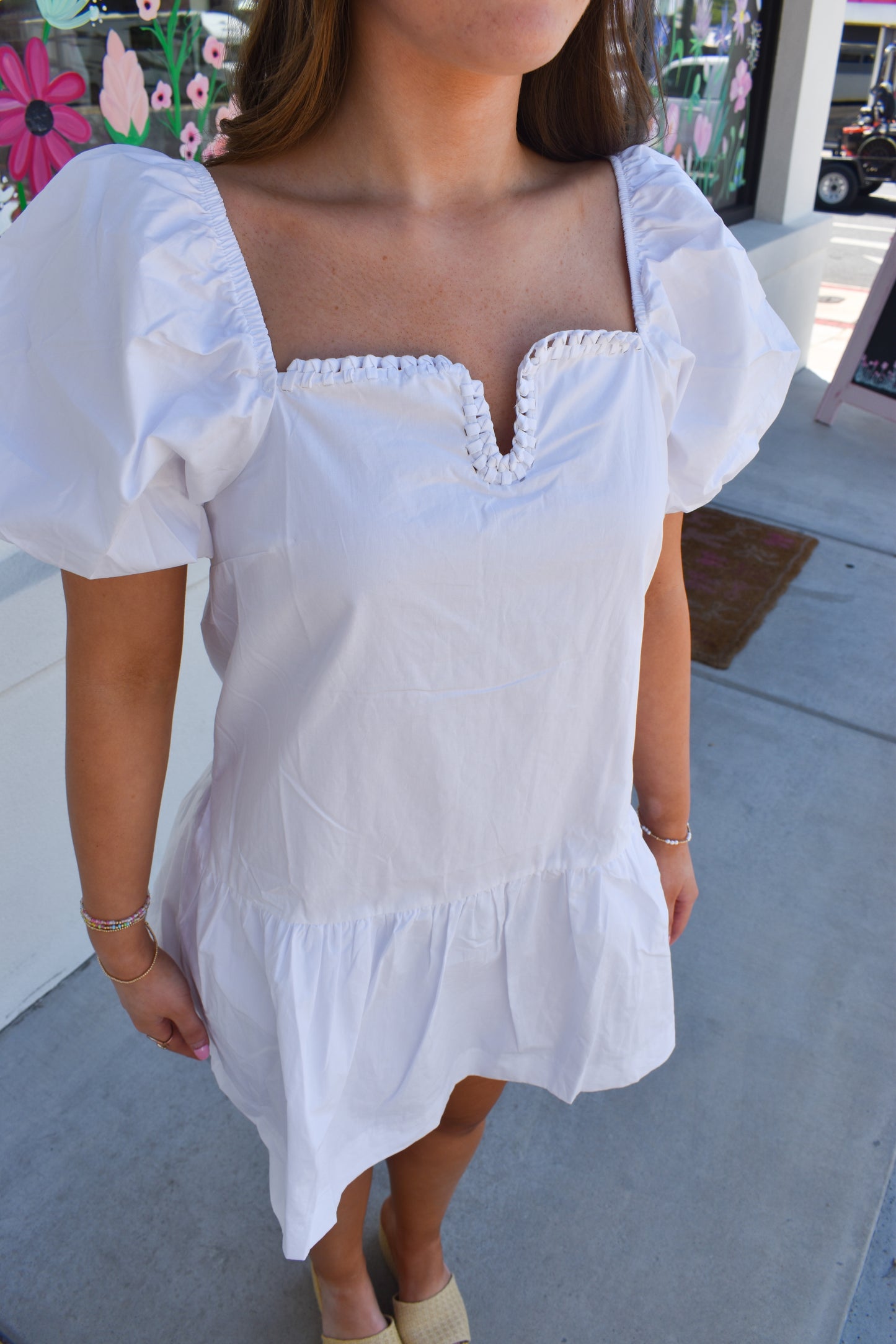 Drop Waist Mini Dress