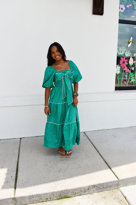 Emerald Ella Maxi Dress