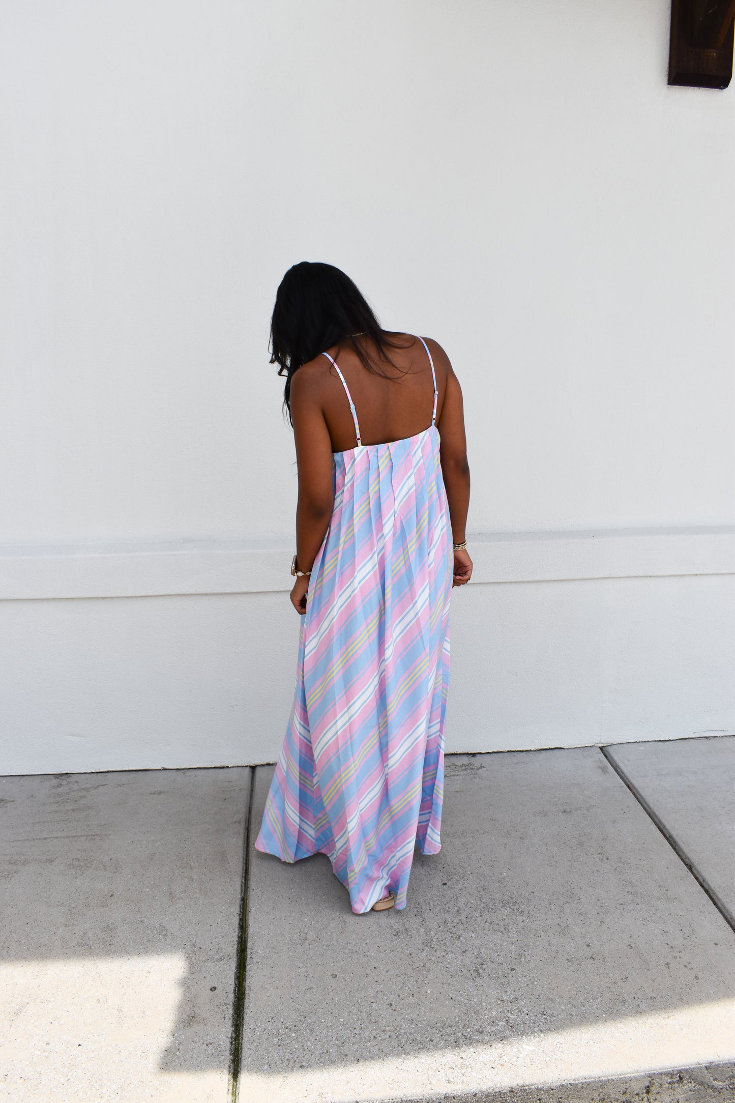 Seaside Stripe Maxi Dress