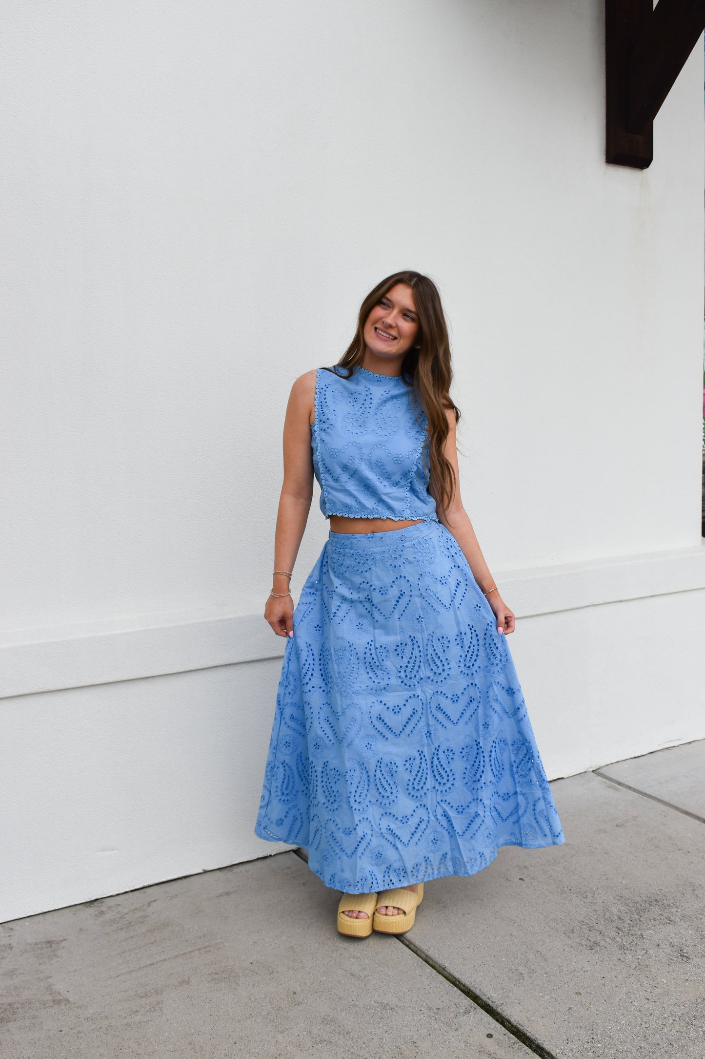 Blue Skies Eyelet Set
