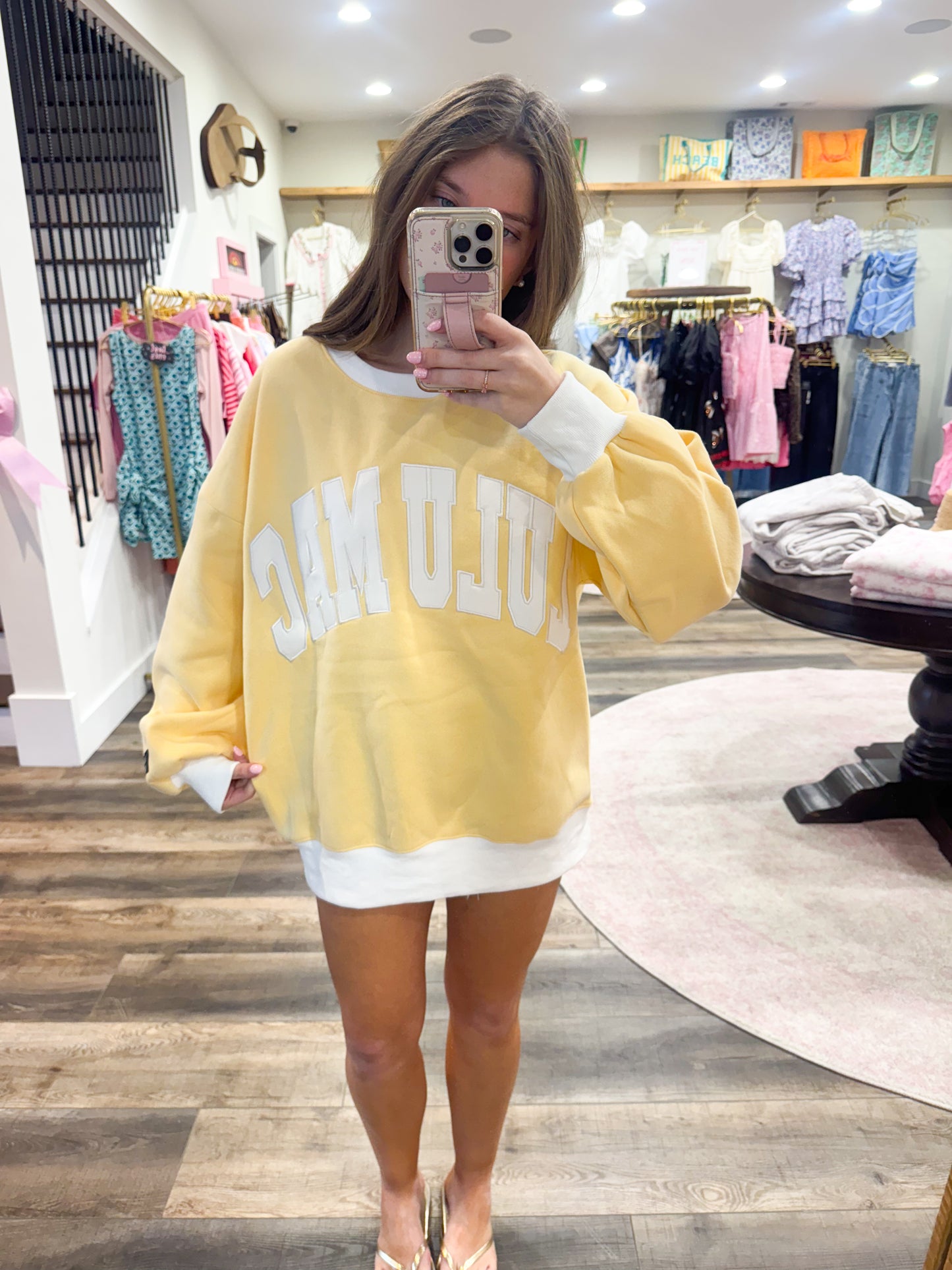 Lulu Mac Color Block: Butter/White